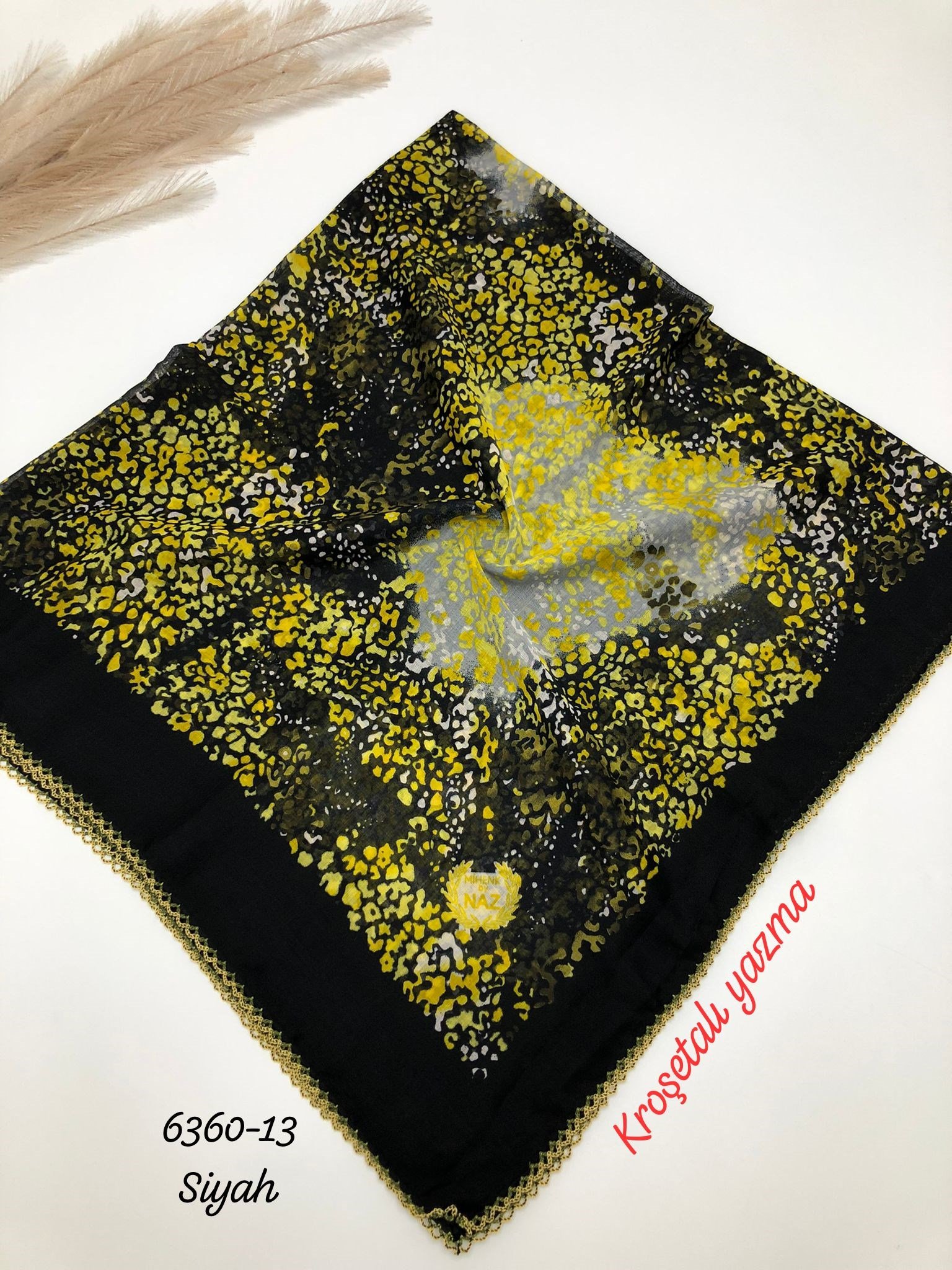6360 Kenar Kroşetalı (Tığlı) Yazma
