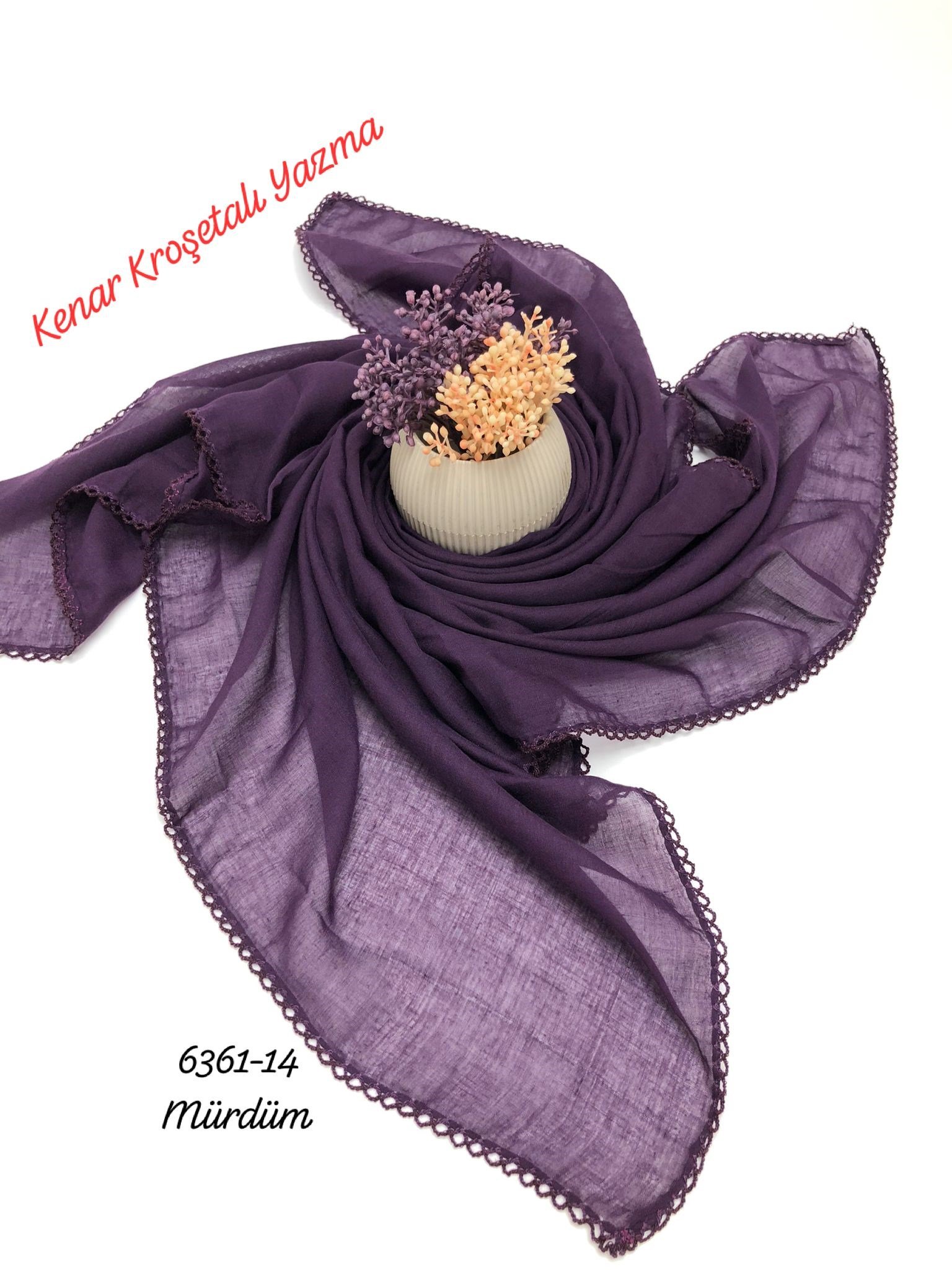 6361 Düz Kenar Kroşetalı (Tığlı ) Yazma