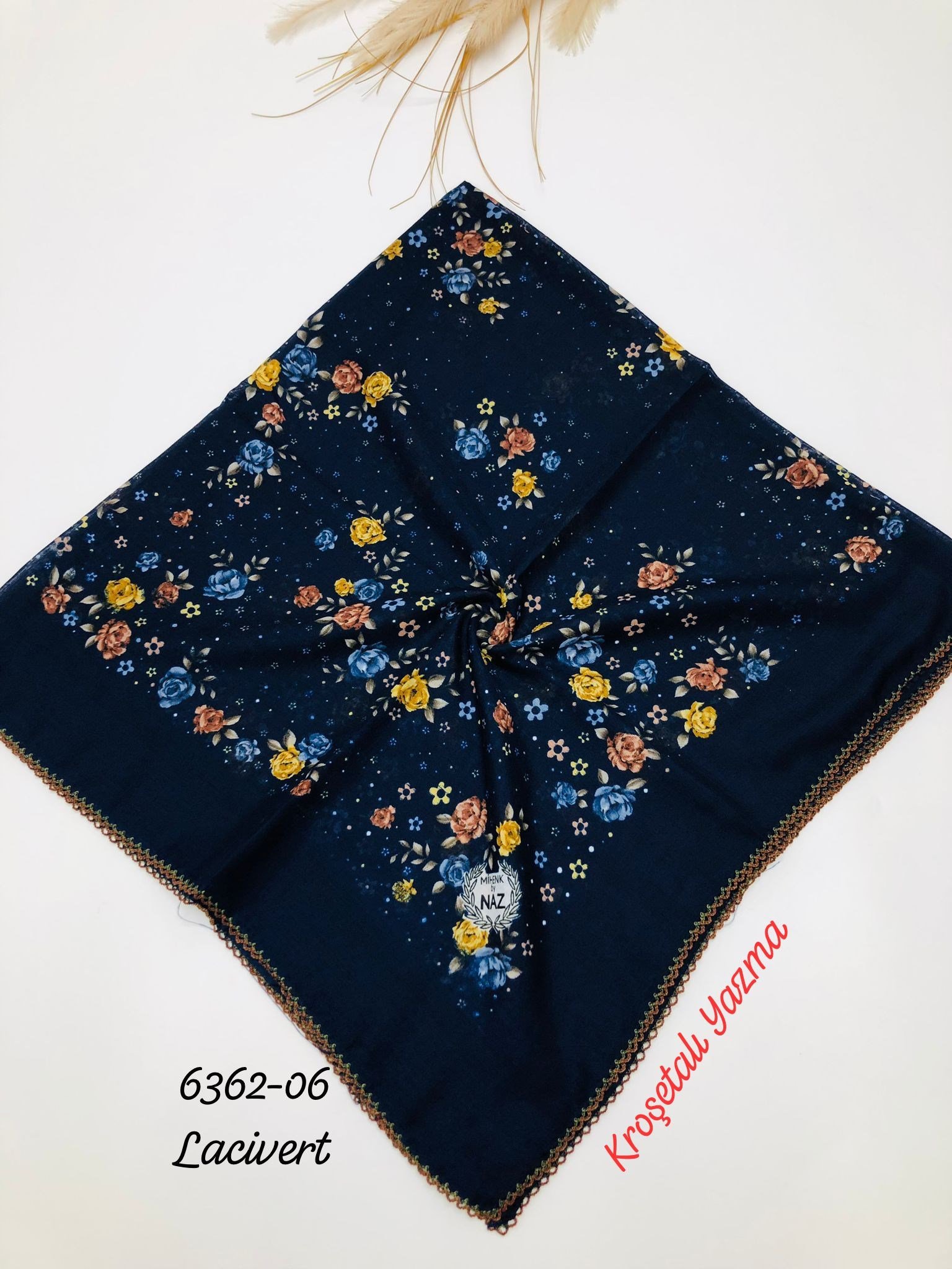6362 Kenar Kroşetalı (Tığlı) Yazma