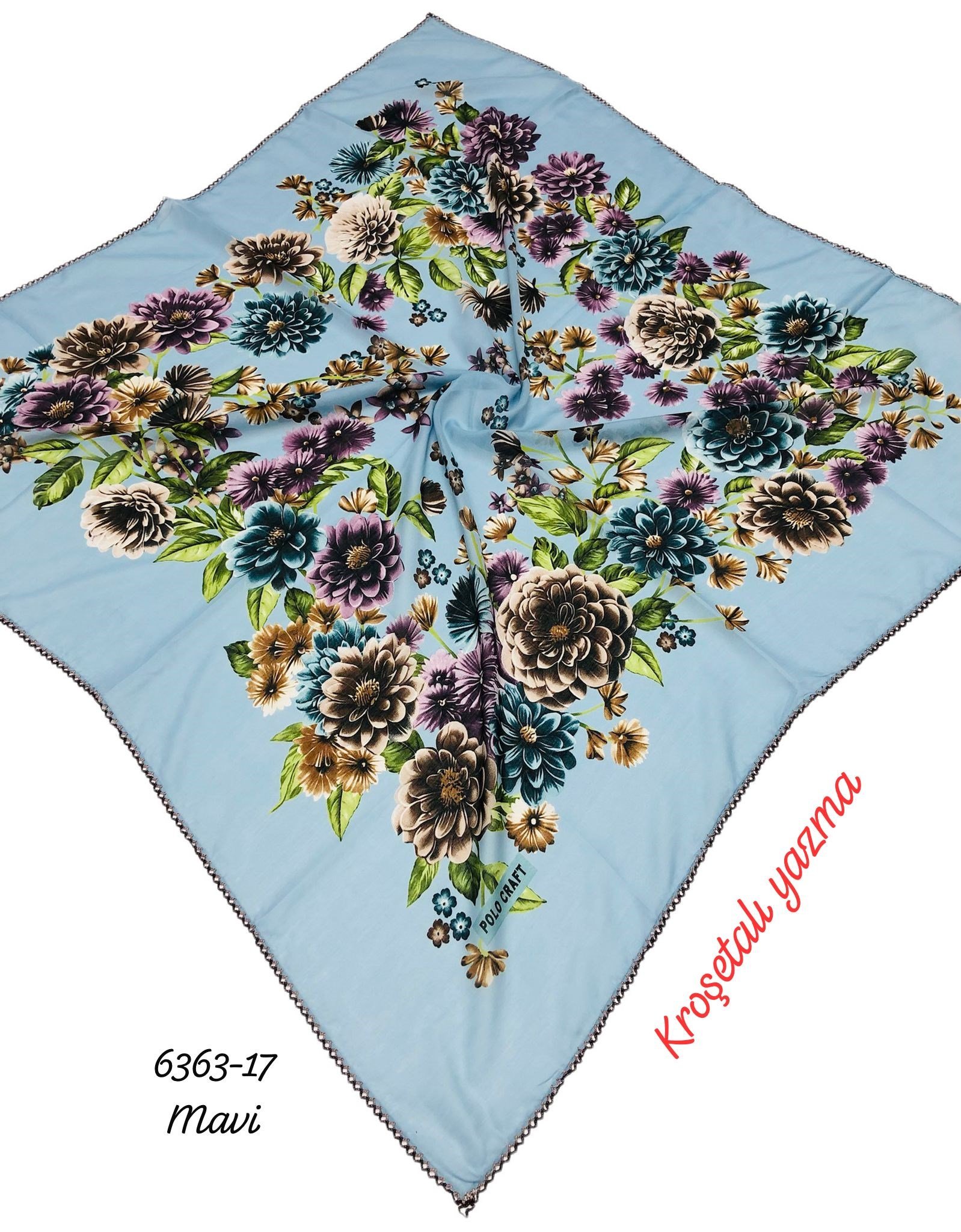 6363 Kroşetalı (Tığlı) Yazma