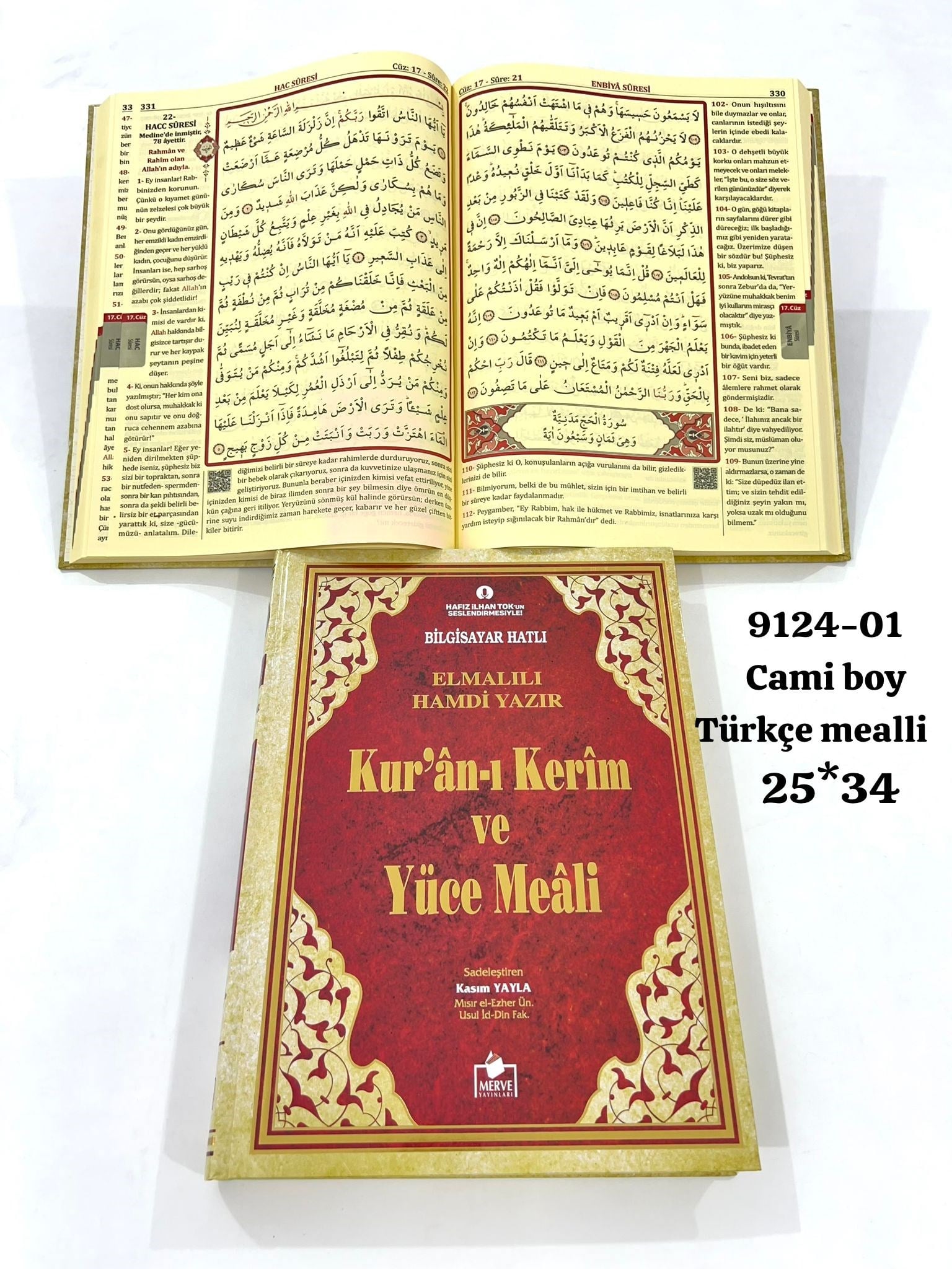 9124 Cami Boy Türkçe Mealli Kuranı Kerim