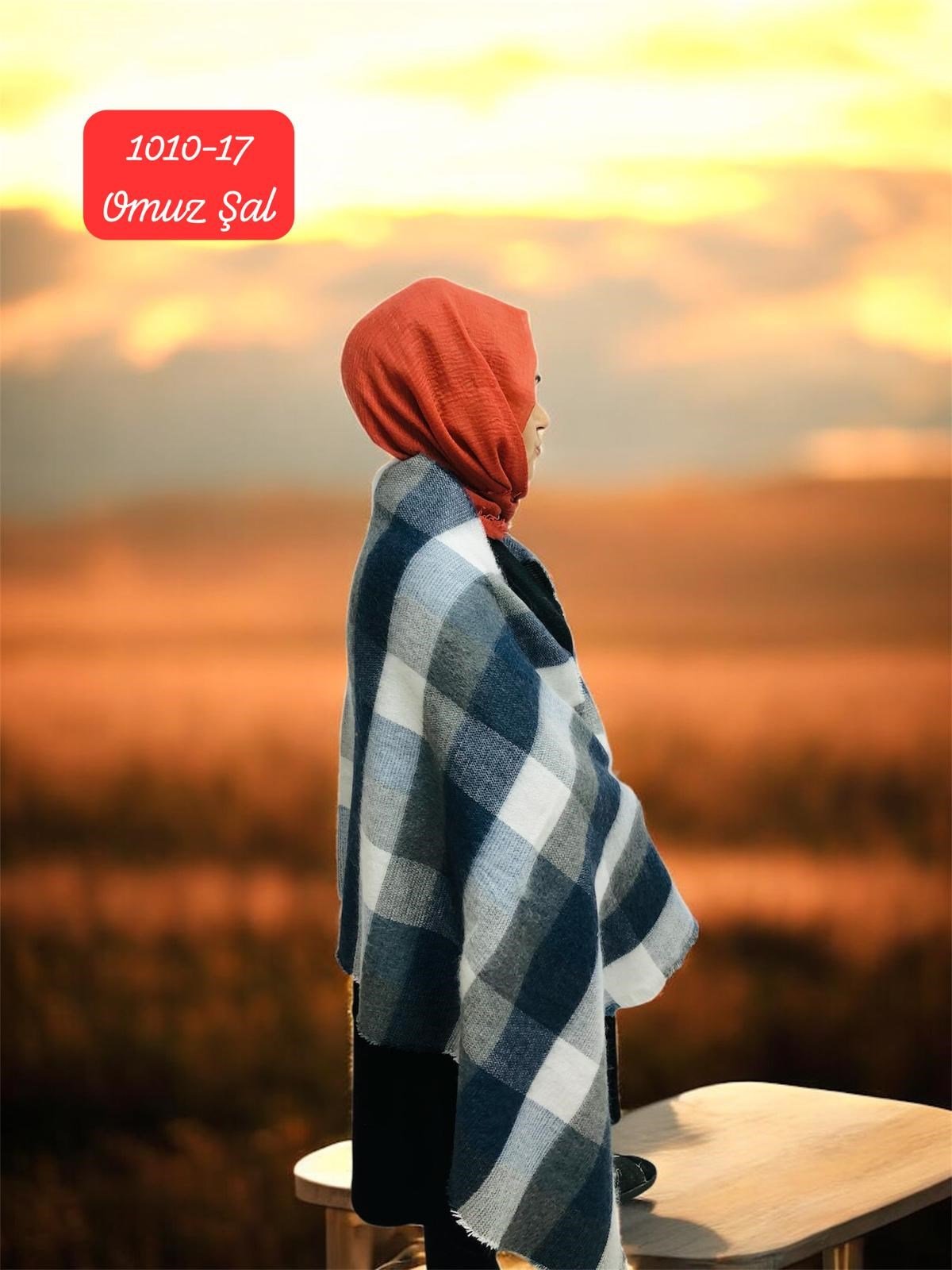 1010 Defacto Omuz Şal