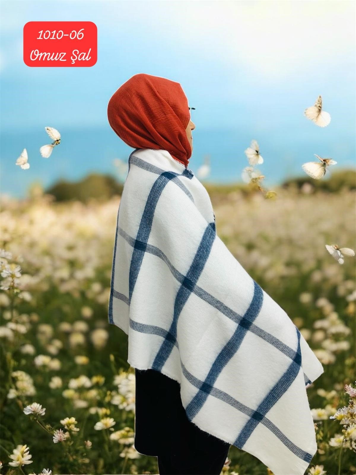 1010 Defacto Omuz Şal