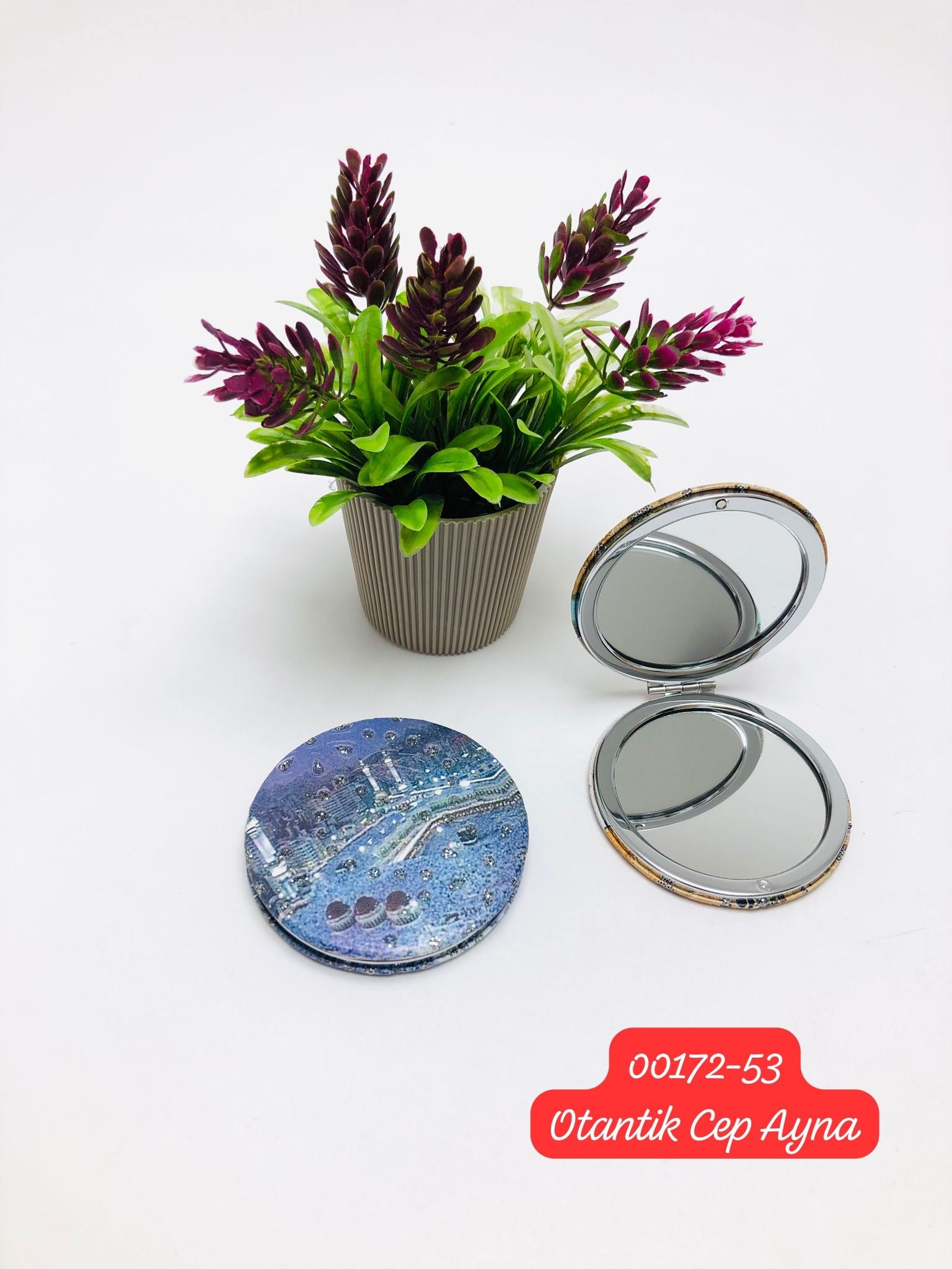 00172 Otantik Cep Aynası
