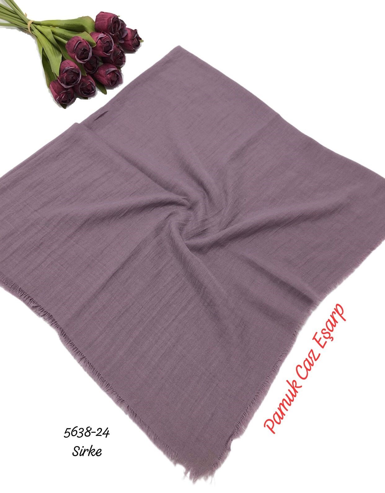 5638 Pamuk Caz Eşarp