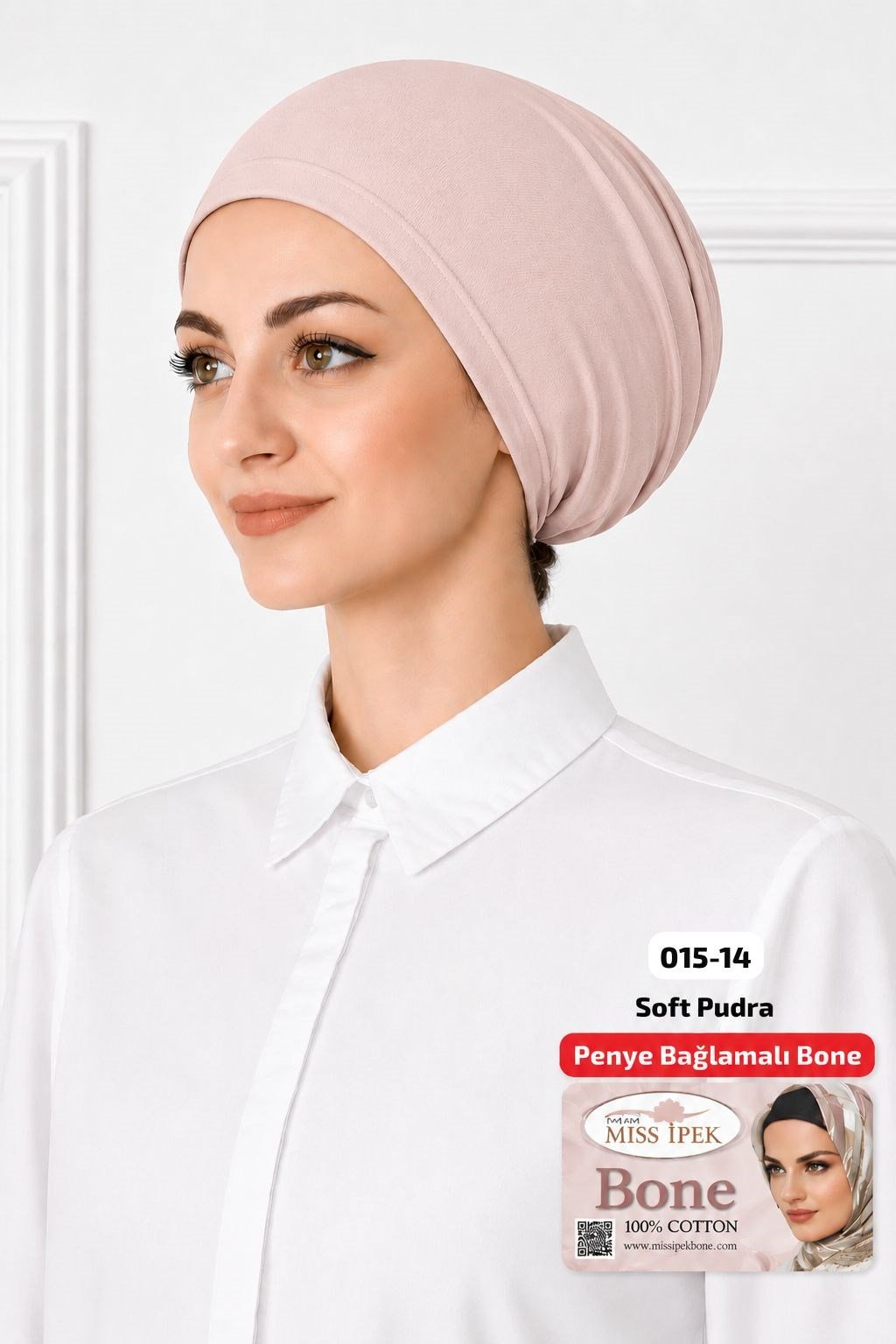 Lüks Penye Bağlamalı Bone