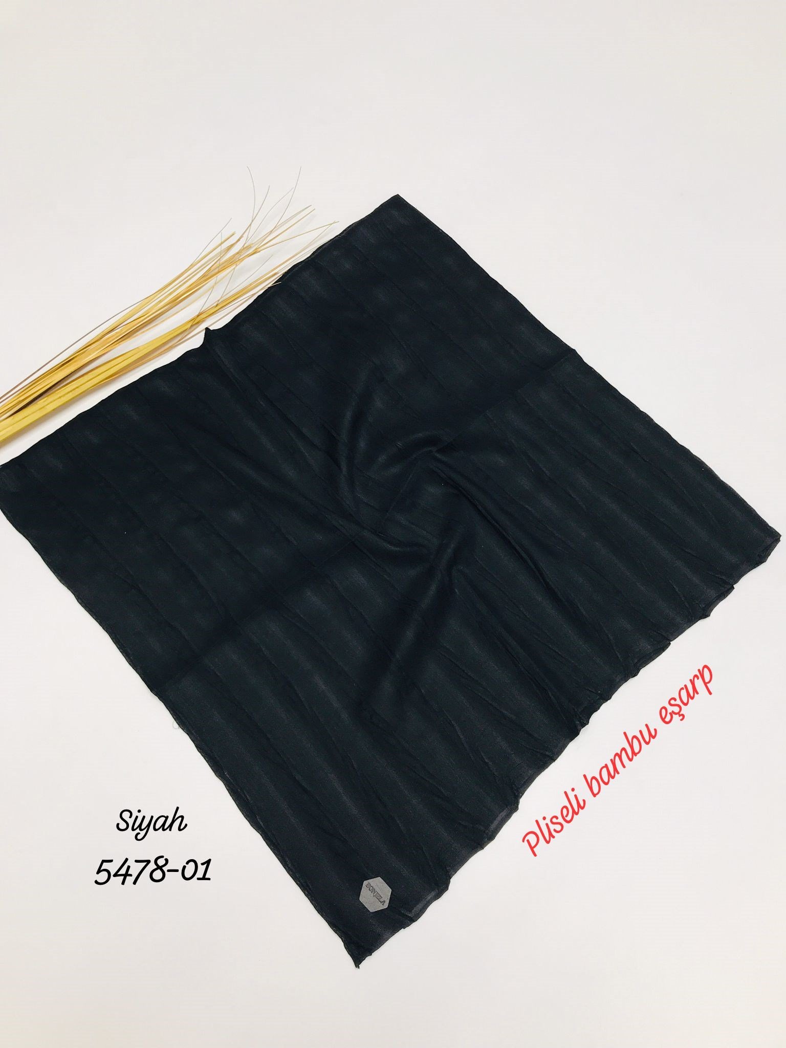 5478 Pliseli Bambu Eşarp