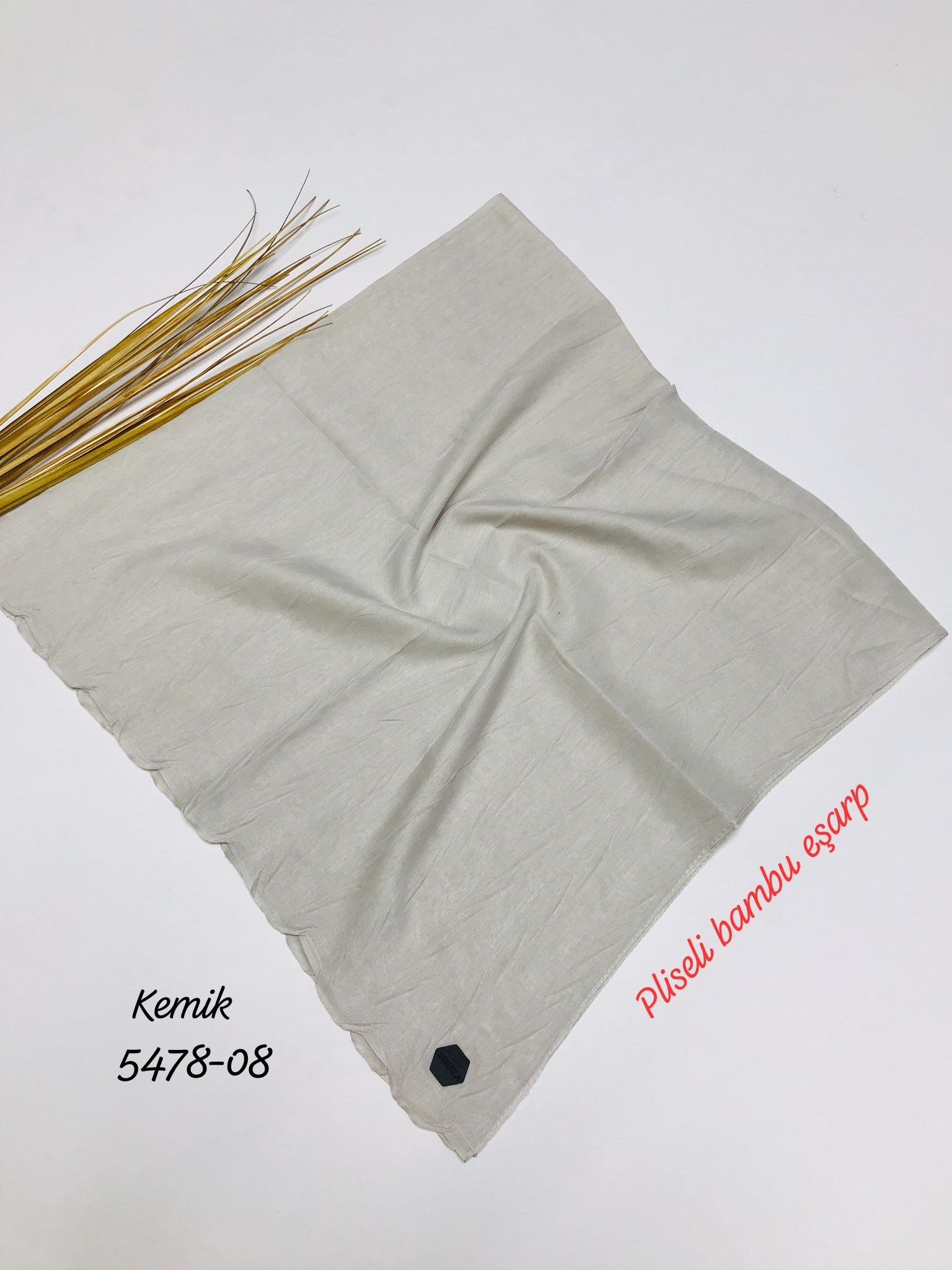 5478 Pliseli Bambu Eşarp