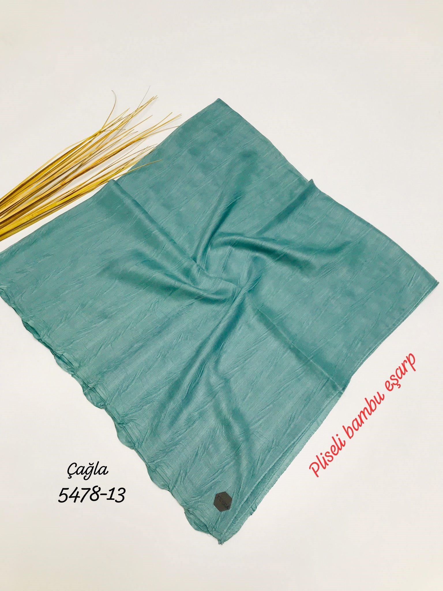 5478 Pliseli Bambu Eşarp