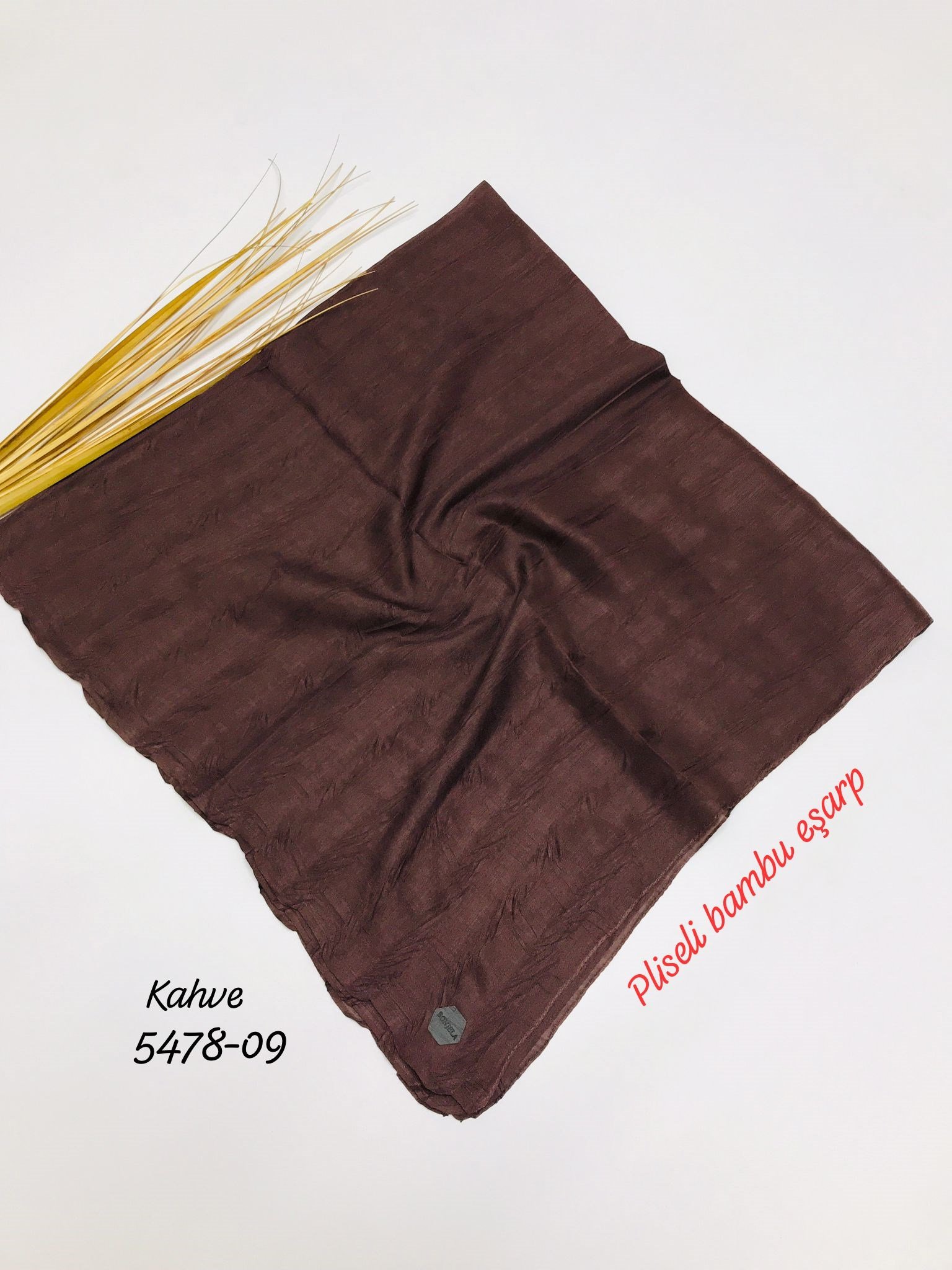 5478 Pliseli Bambu Eşarp
