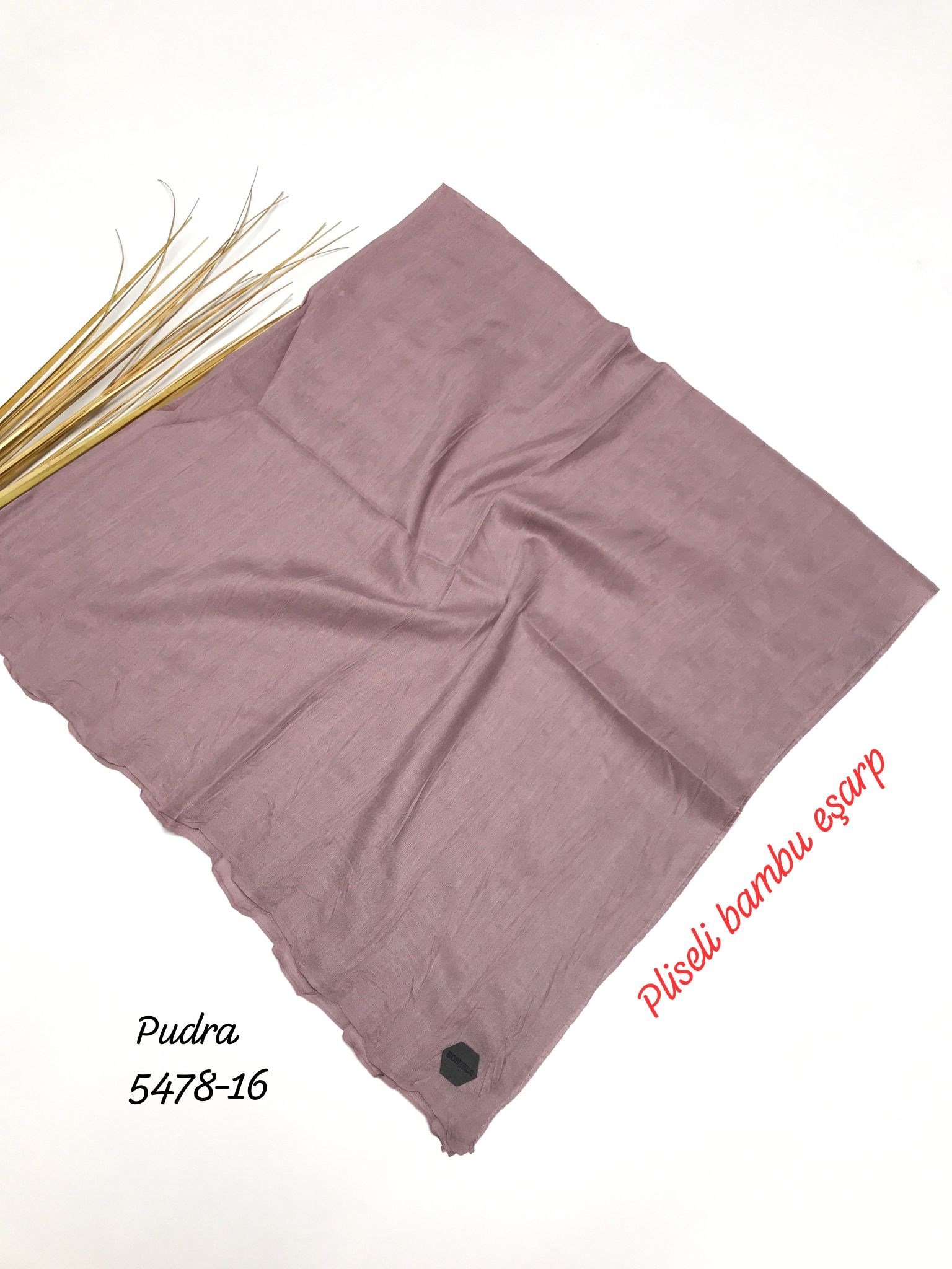 5478 Pliseli Bambu Eşarp