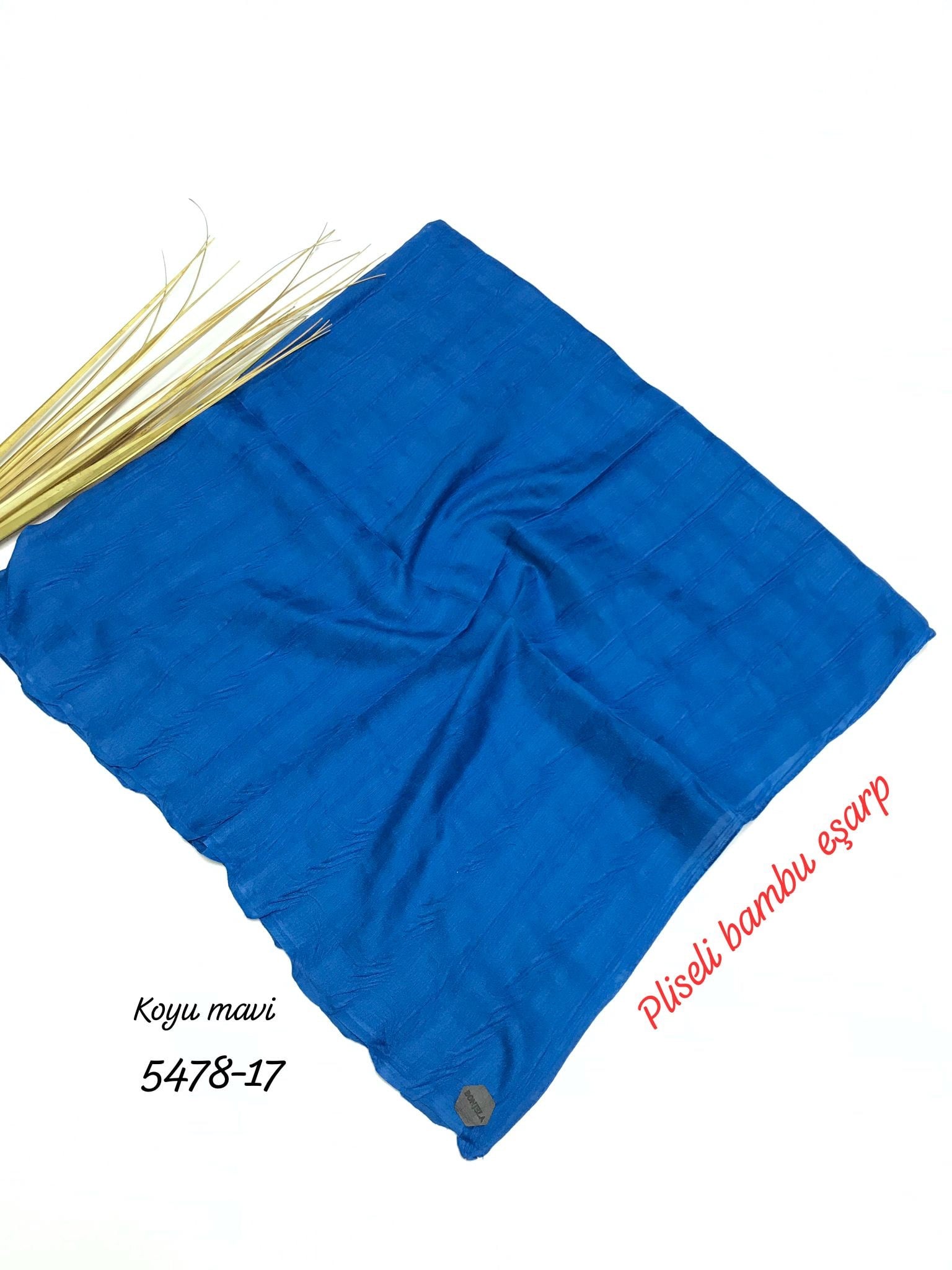 5478 Pliseli Bambu Eşarp