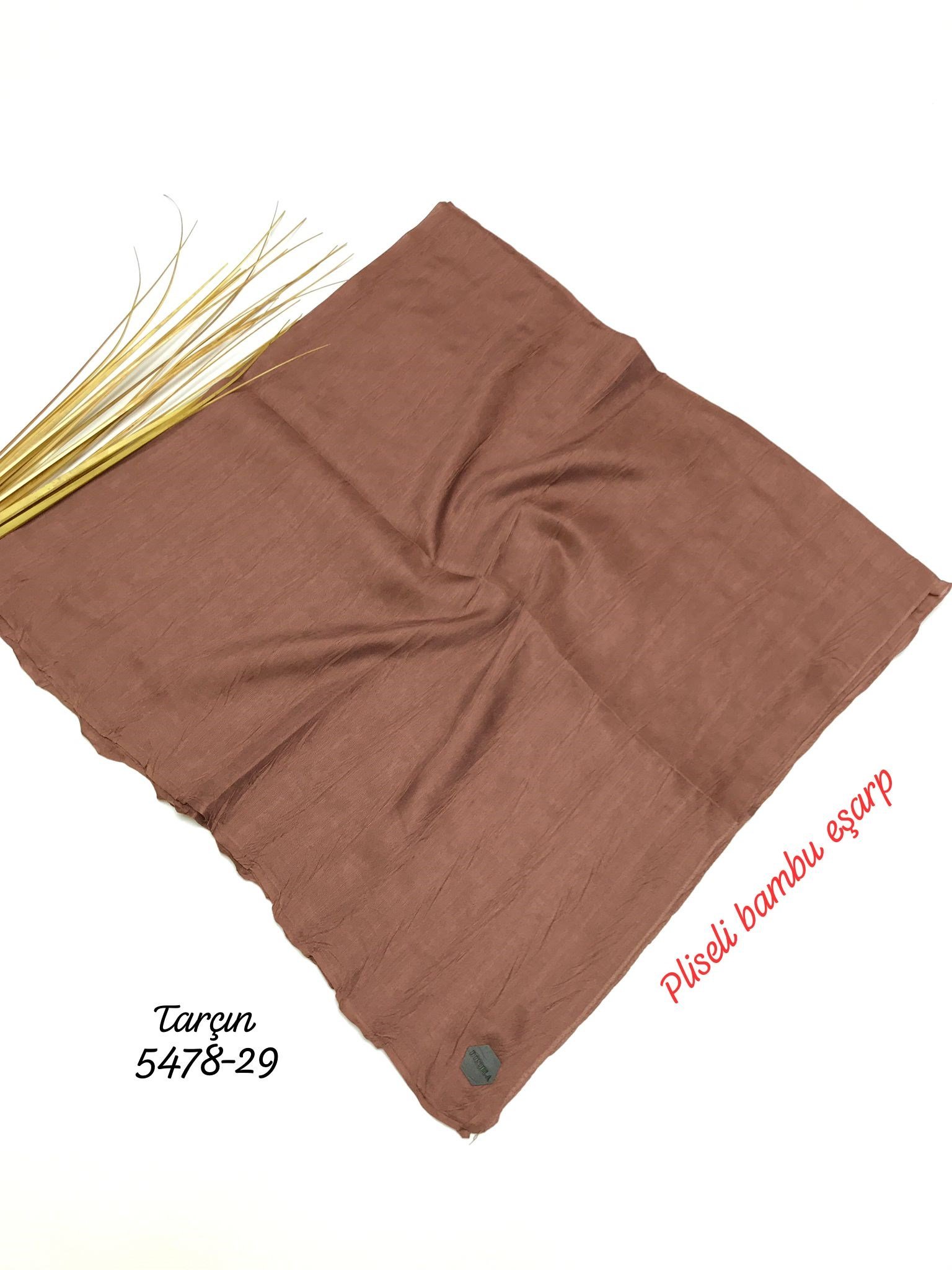 5478 Pliseli Bambu Eşarp