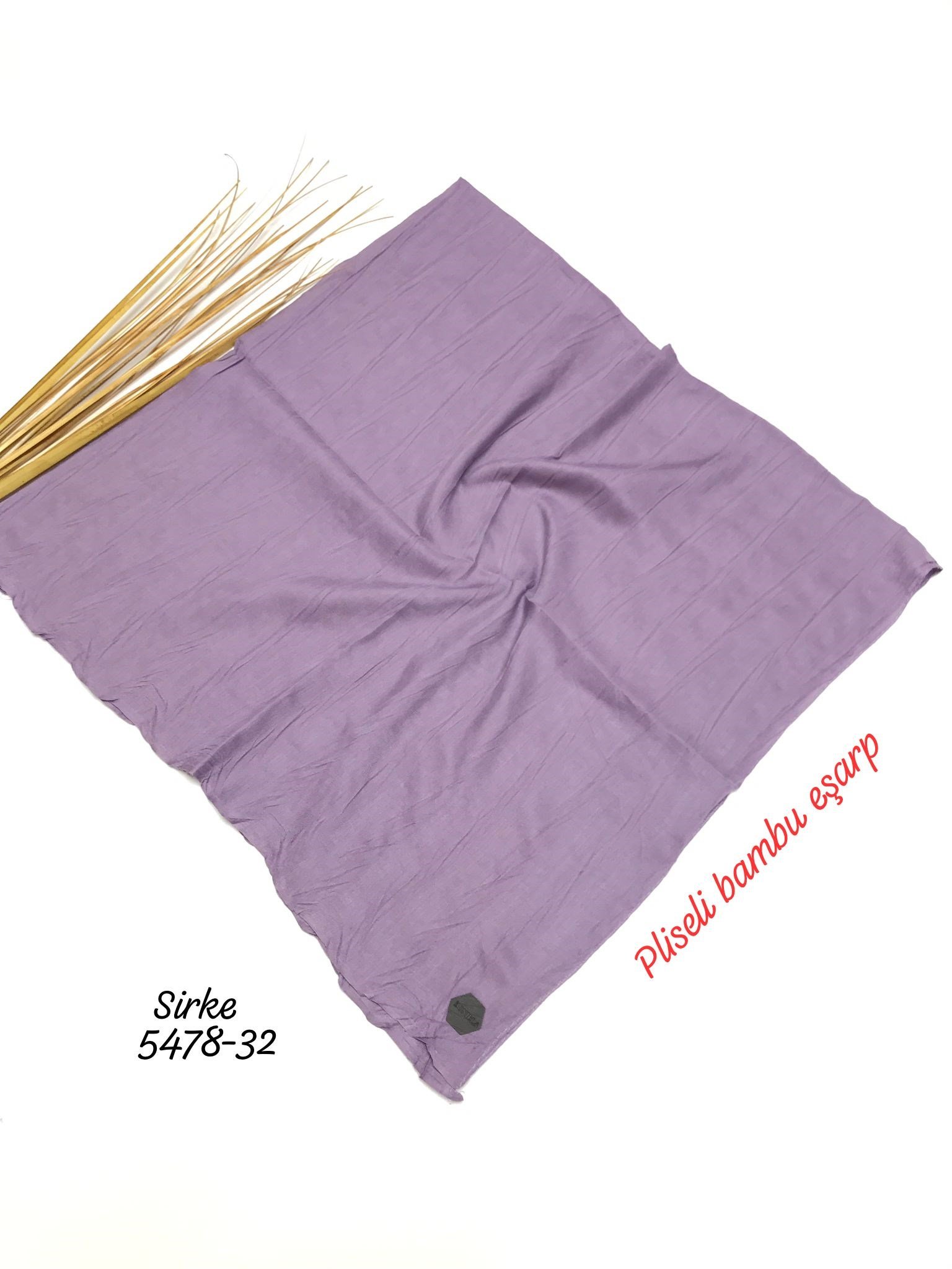 5478 Pliseli Bambu Eşarp