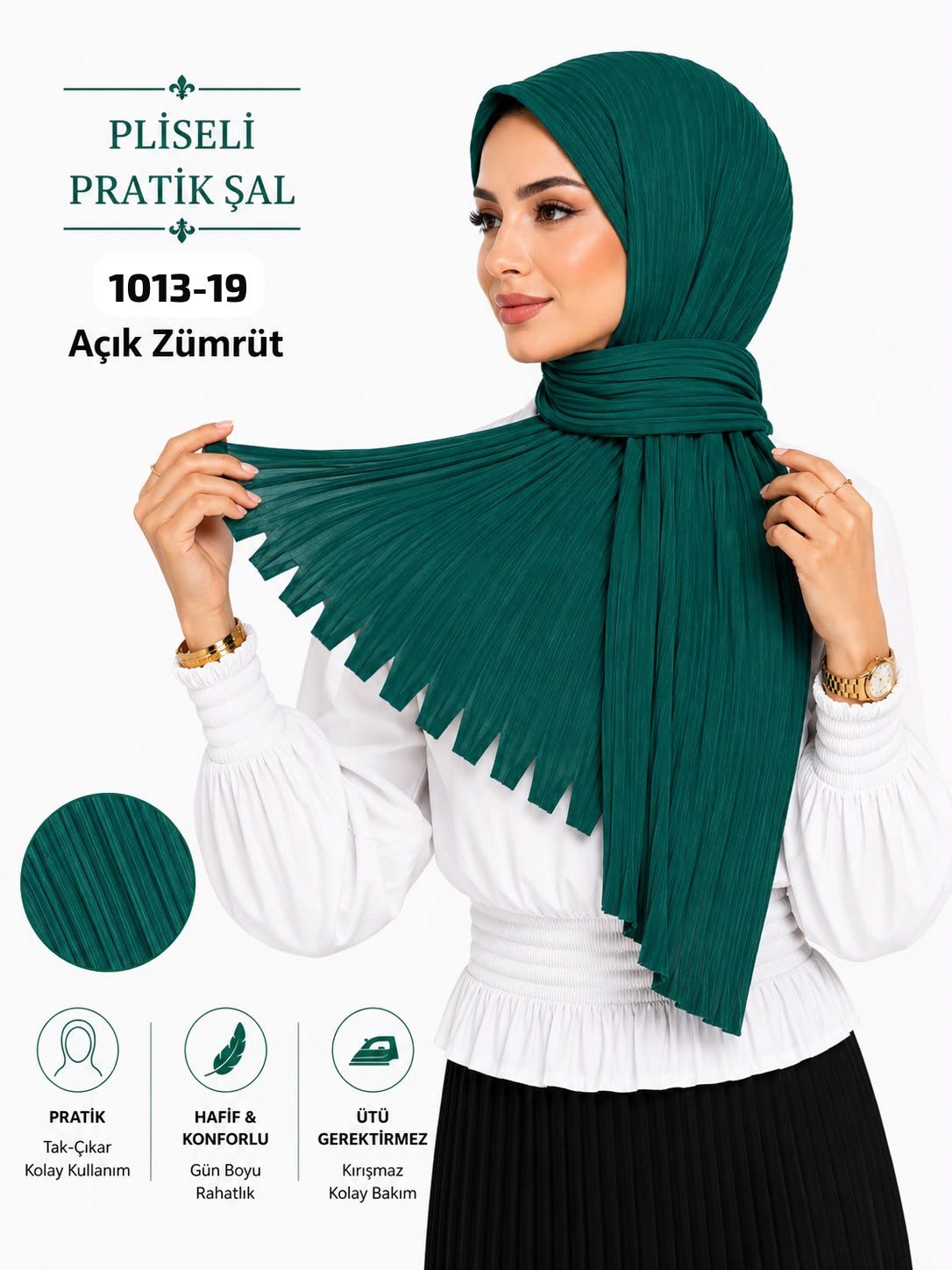 Pliseli Pratik Şal