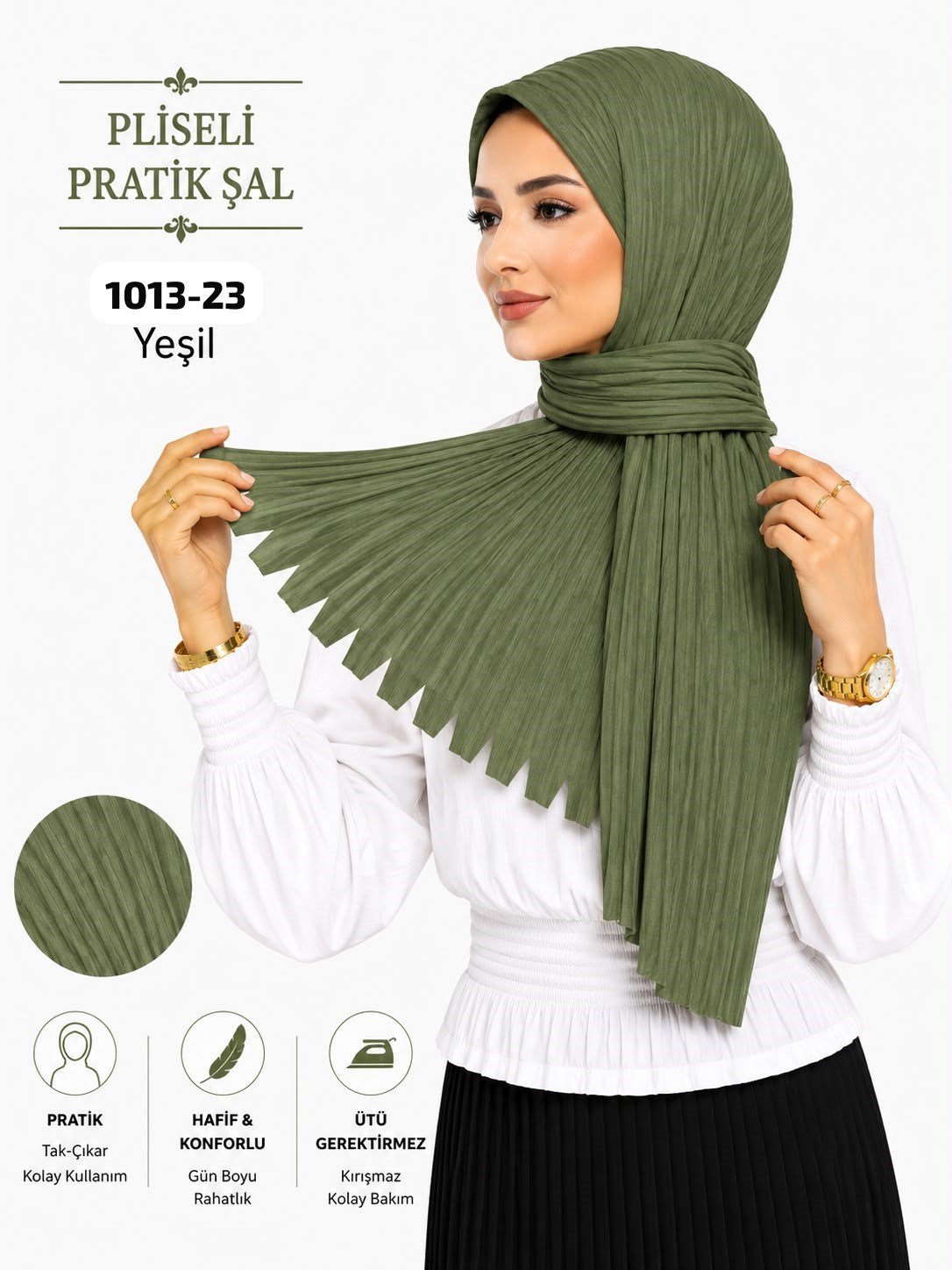 Pliseli Pratik Şal
