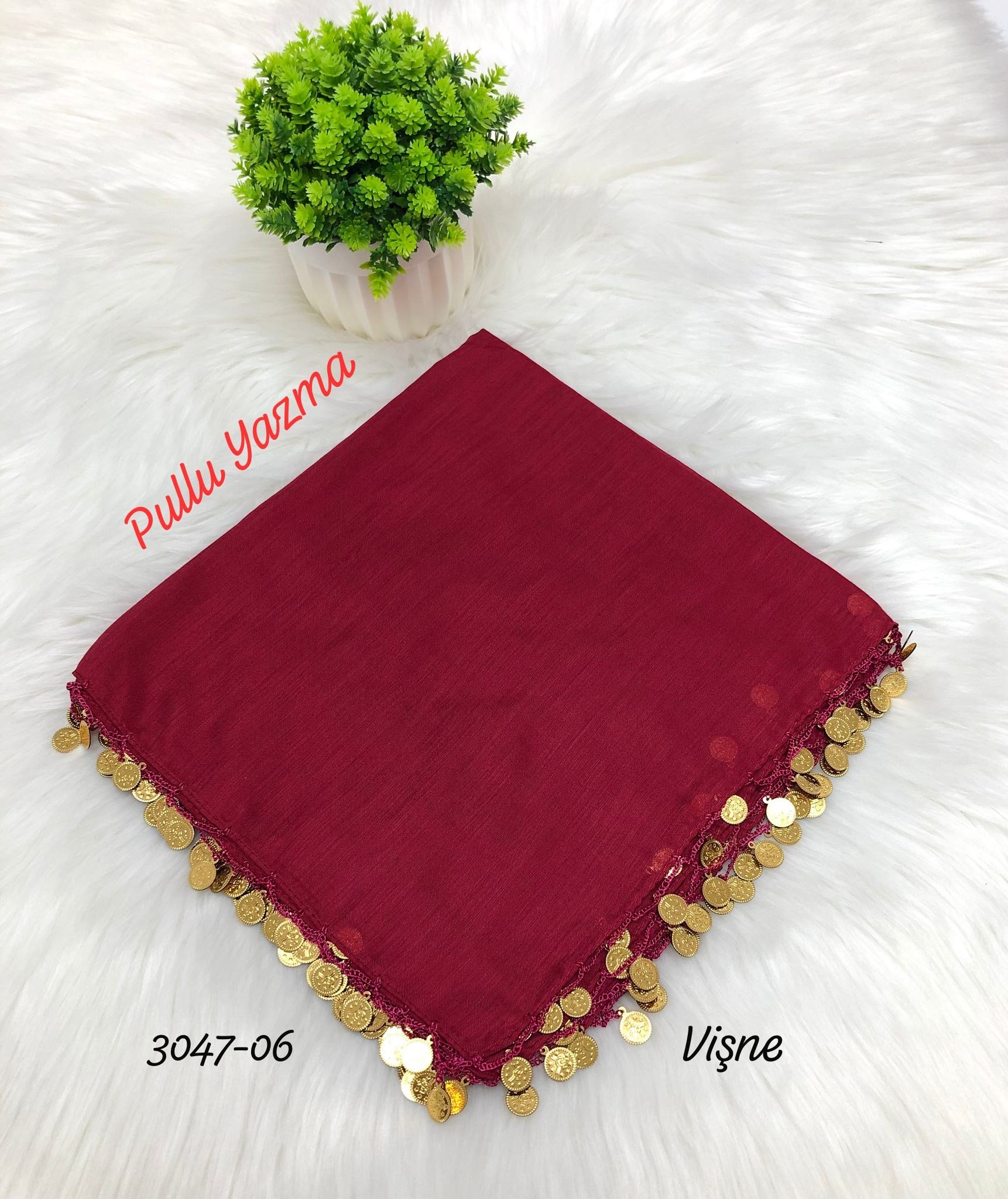3047 Pleksi Pullu Yazma