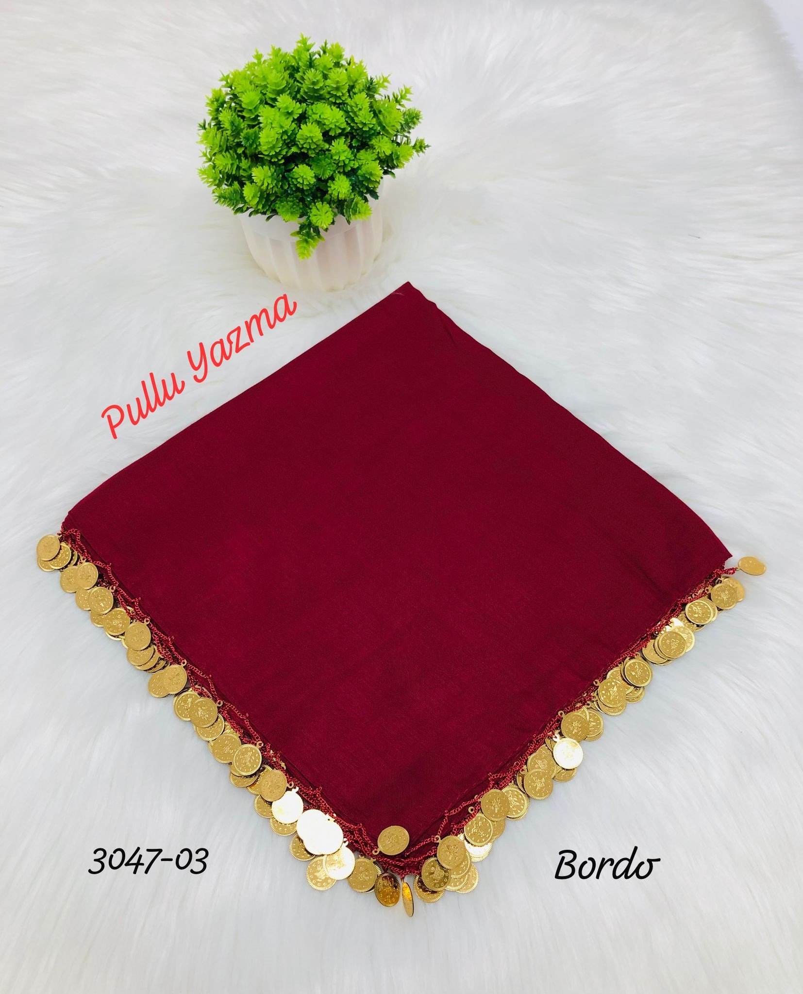 3047 Pleksi Pullu Yazma