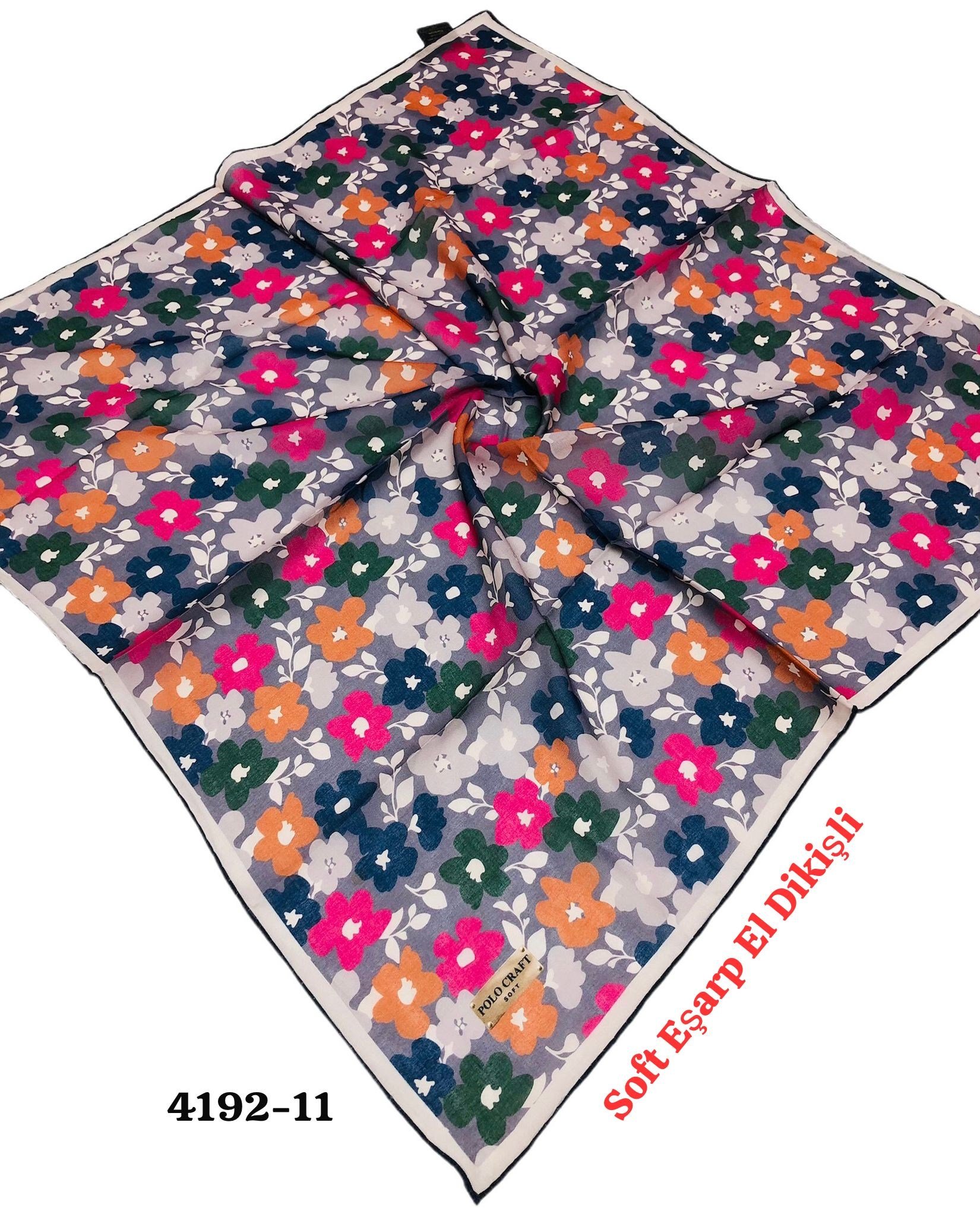 4192 Soft Eşarp El Dikiş