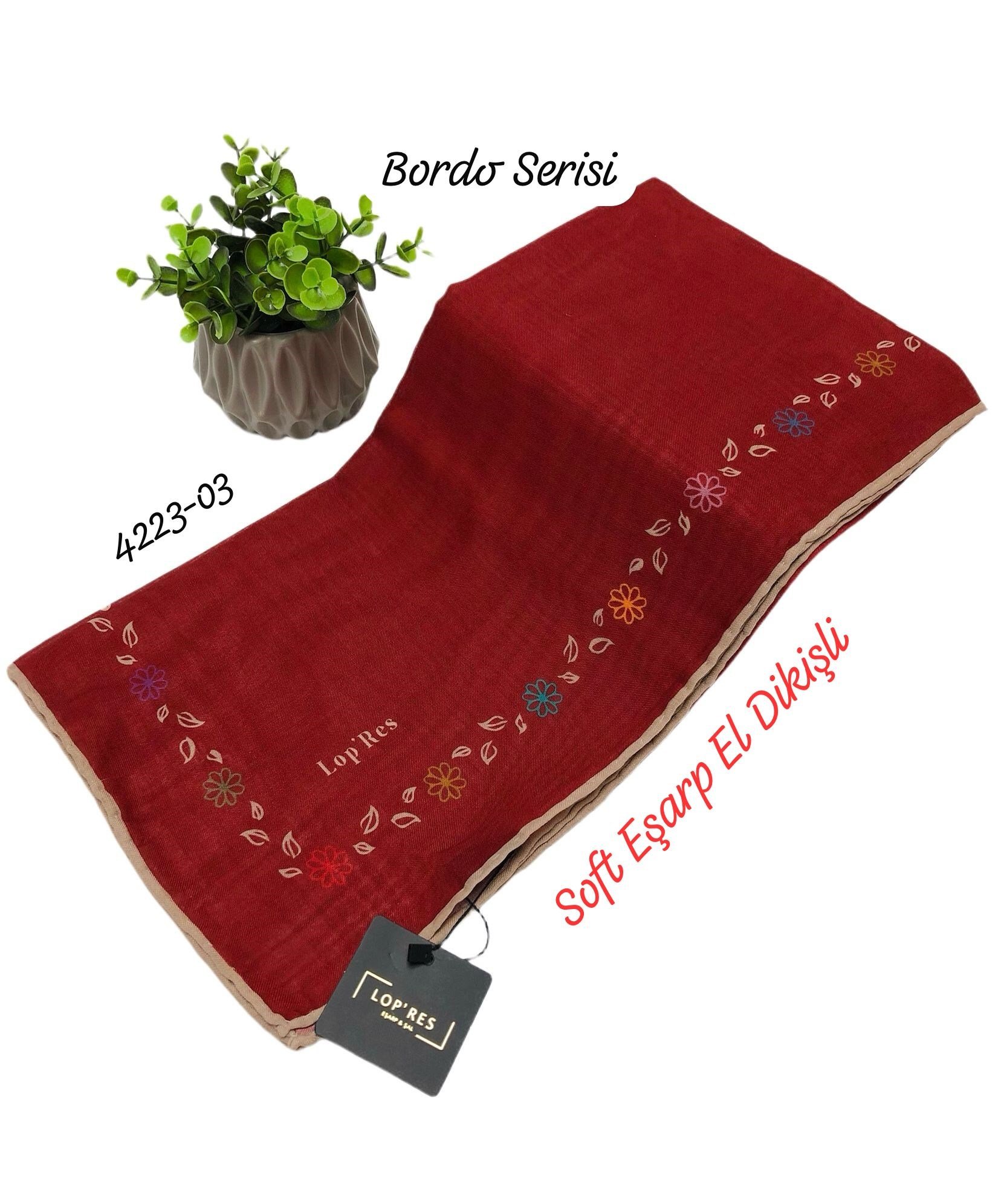 4223 Lop'Res Soft Eşarp