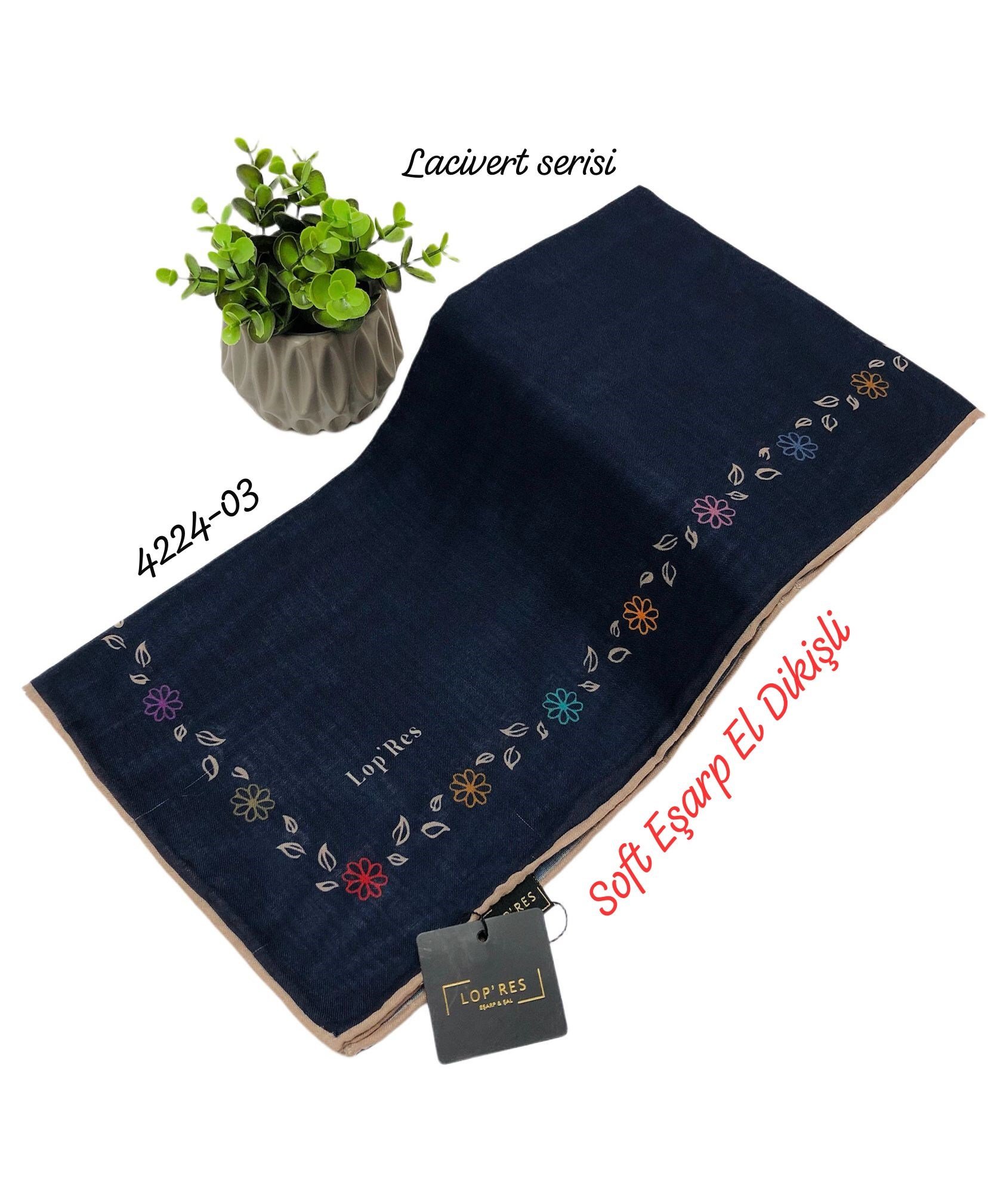 4224 Lop'Res Soft Eşarp