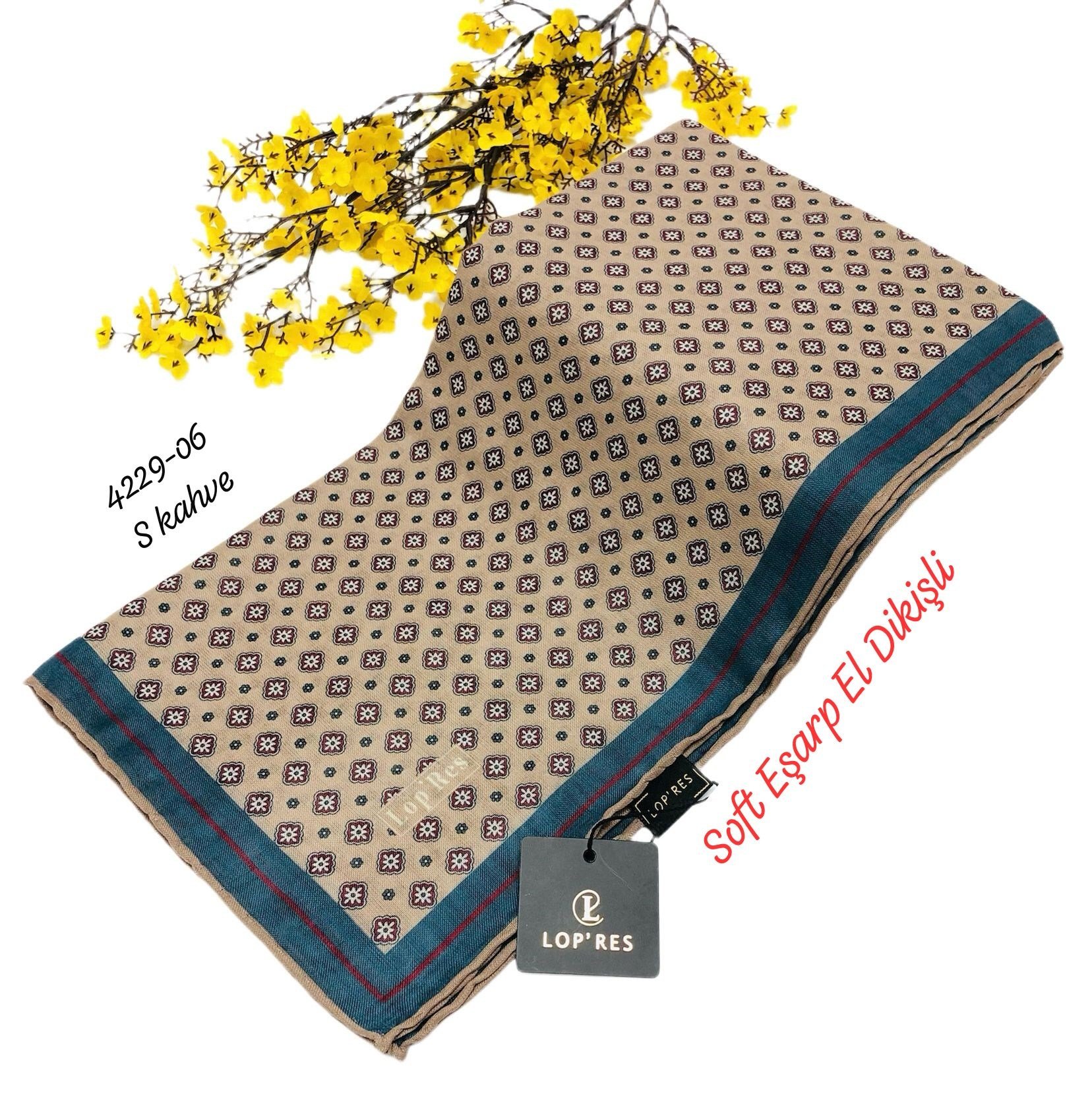 4229 Lop'Res Soft Eşarp