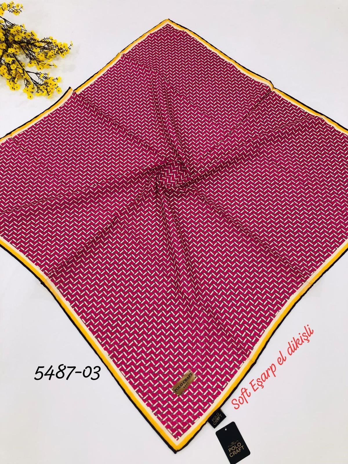 5487 Soft Eşarp El Dikiş