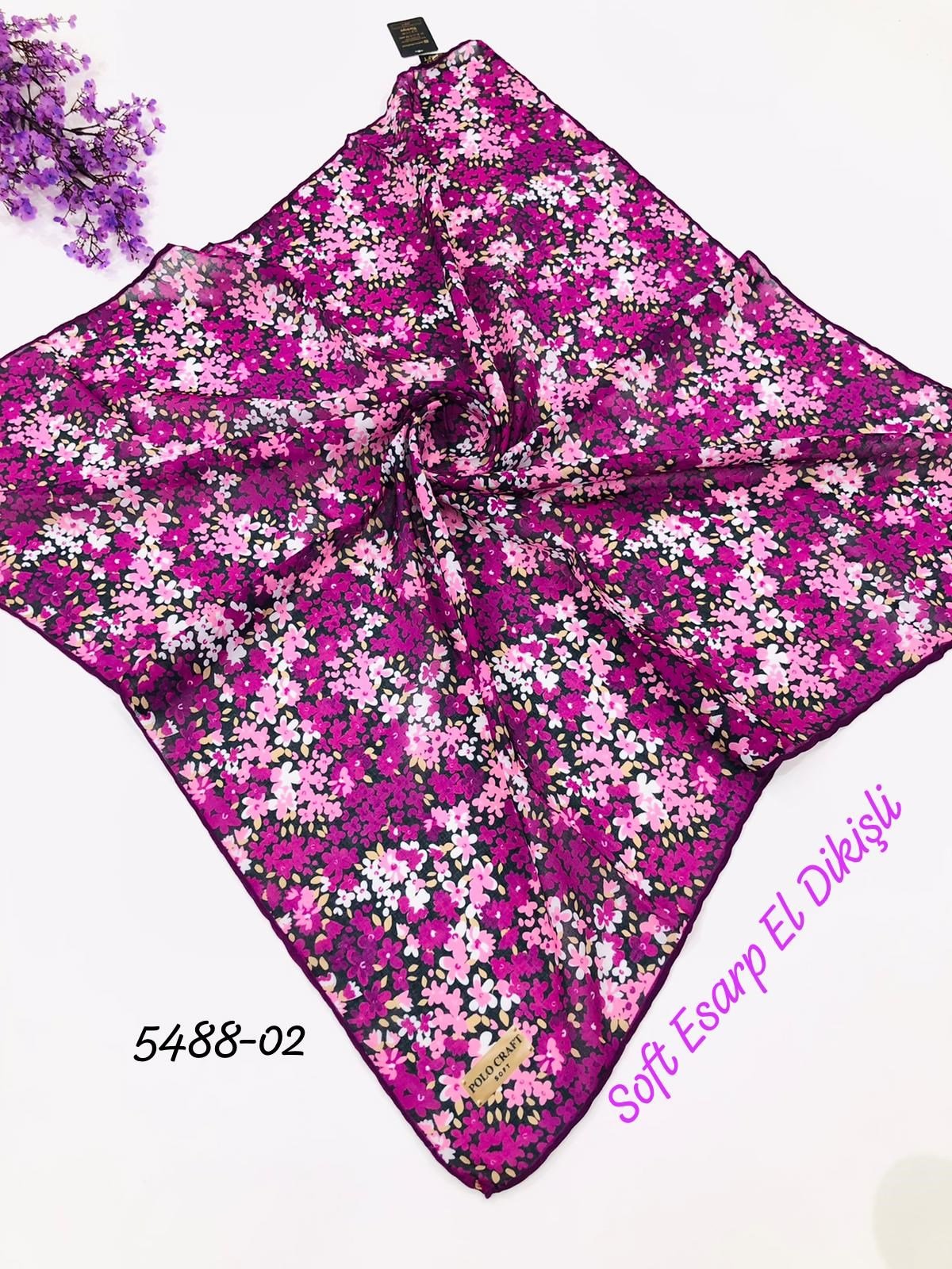 5488 Soft Eşarp El Dikiş