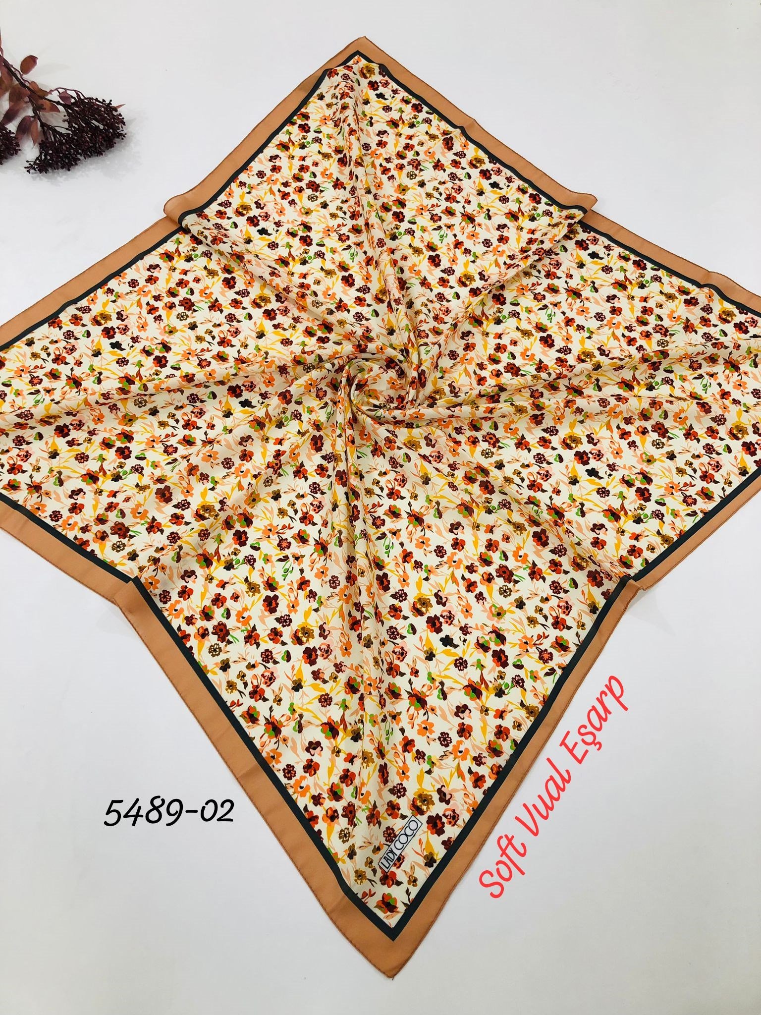 5489 Soft Vual Eşarp