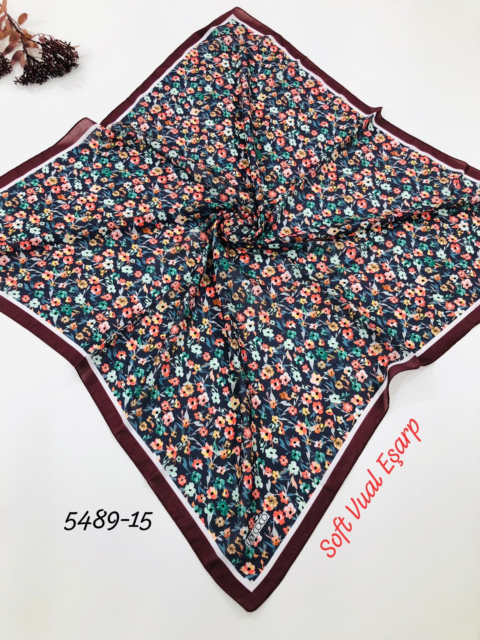 5489 Soft Vual Eşarp