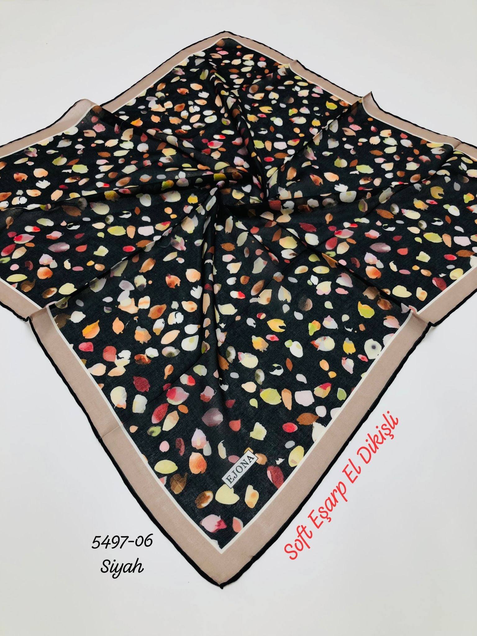5497 Soft Eşarp El Dikiş