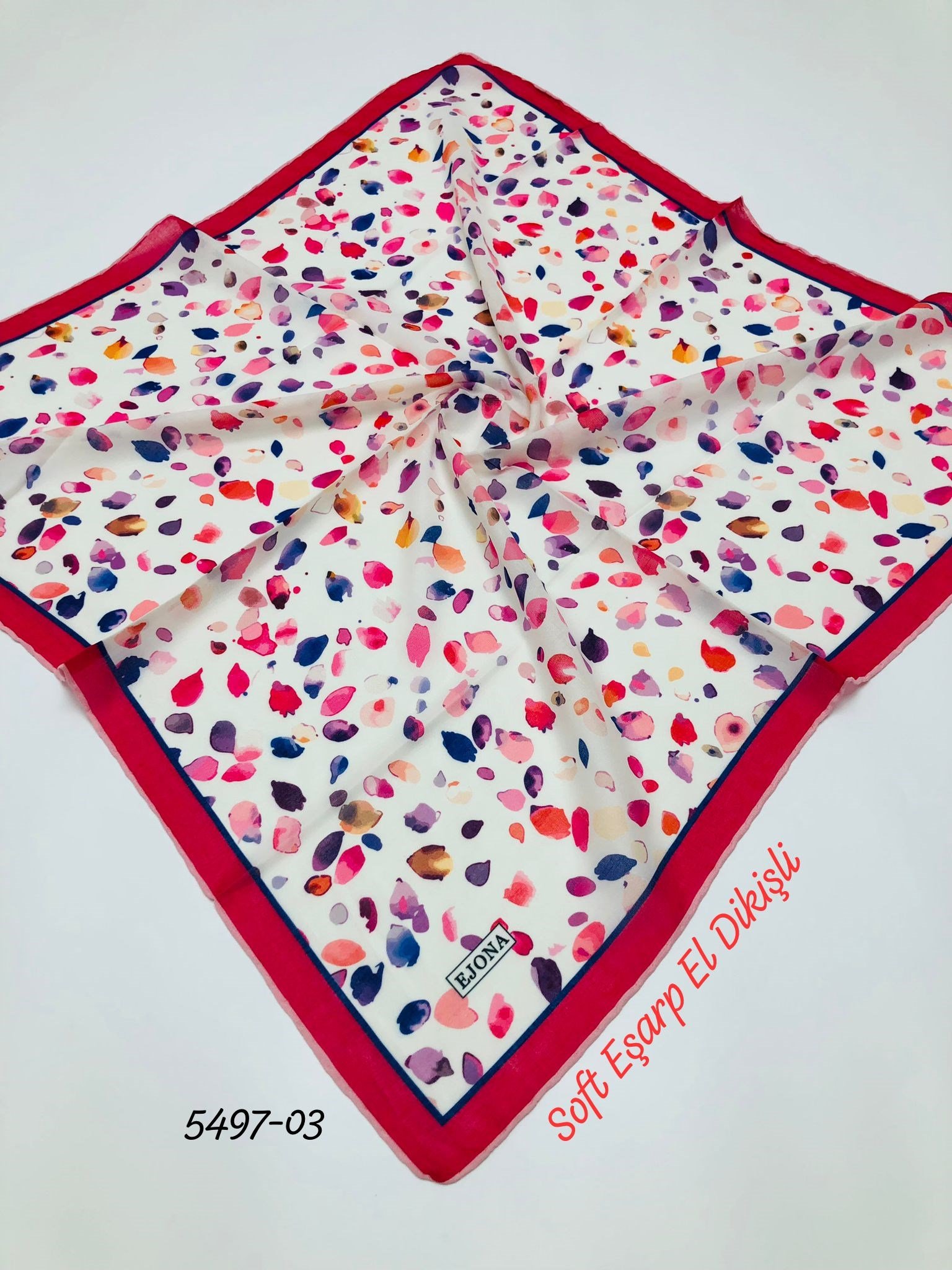 5497 Soft Eşarp El Dikiş