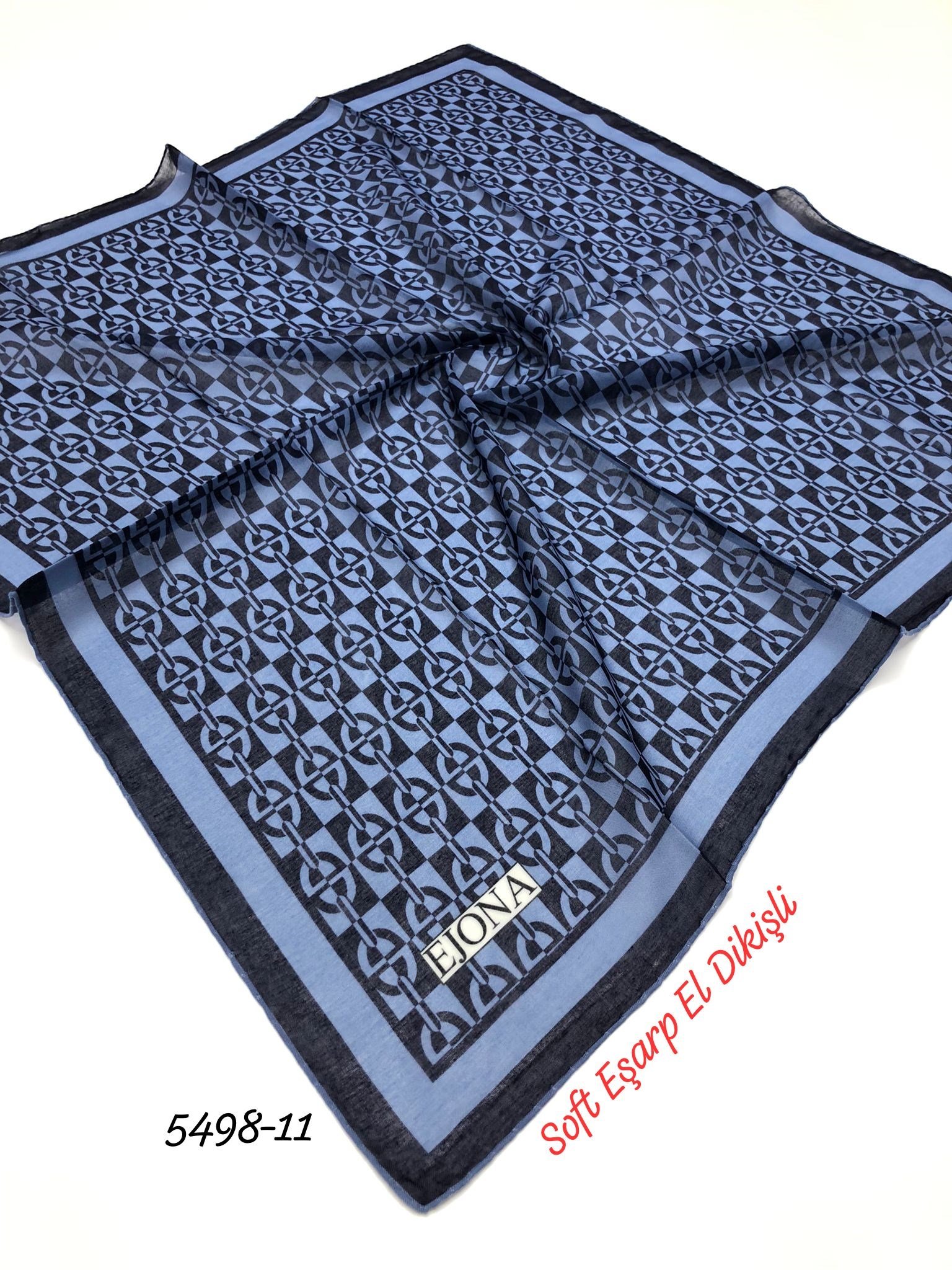 5498 Soft Eşarp El Dikişli
