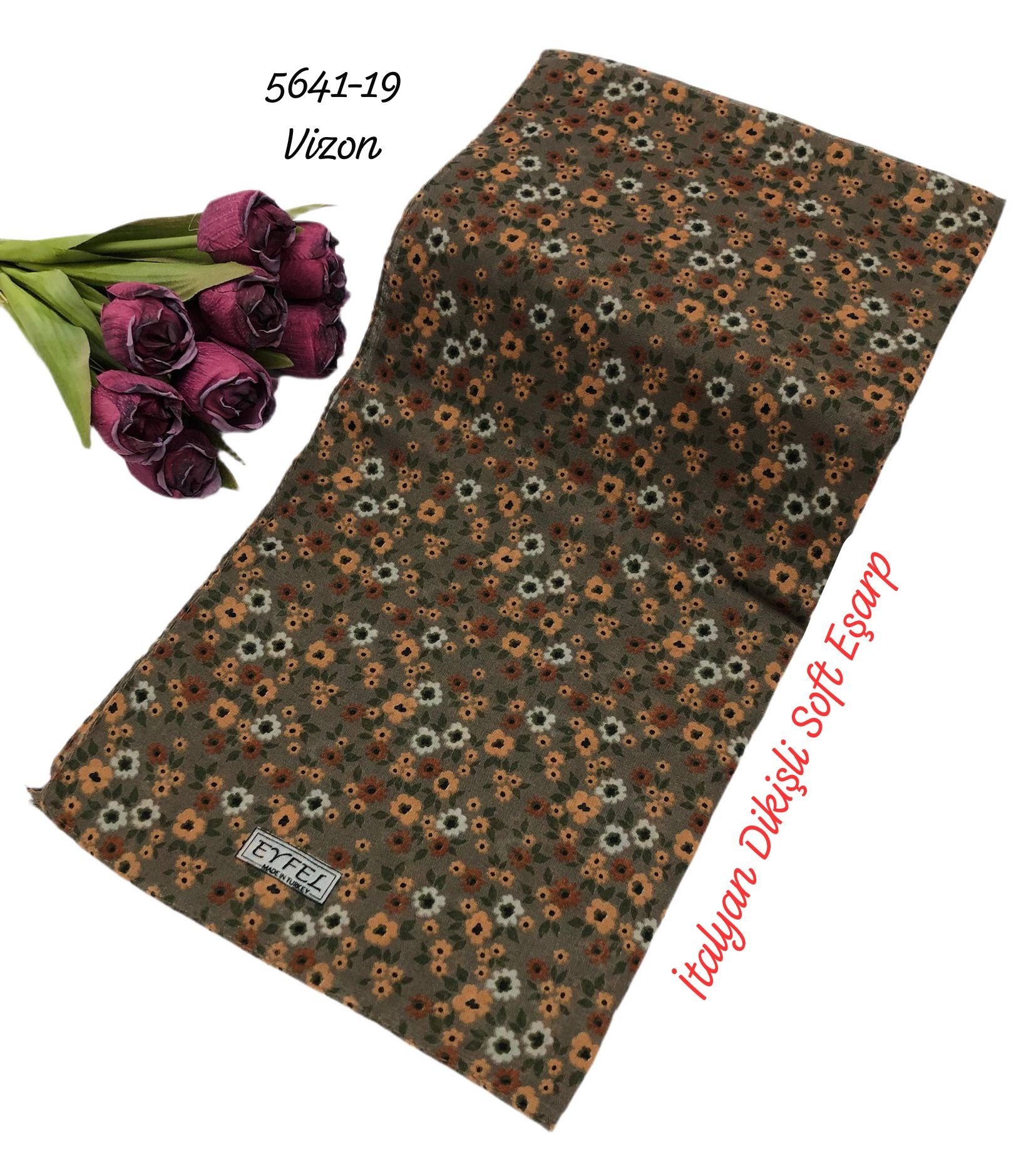 5641 İtalyan Dikişli (Yazlık) Soft Eşarp
