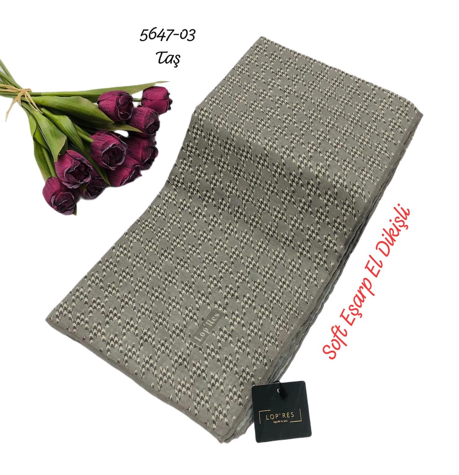 5647 Lop'Res Soft Eşarp