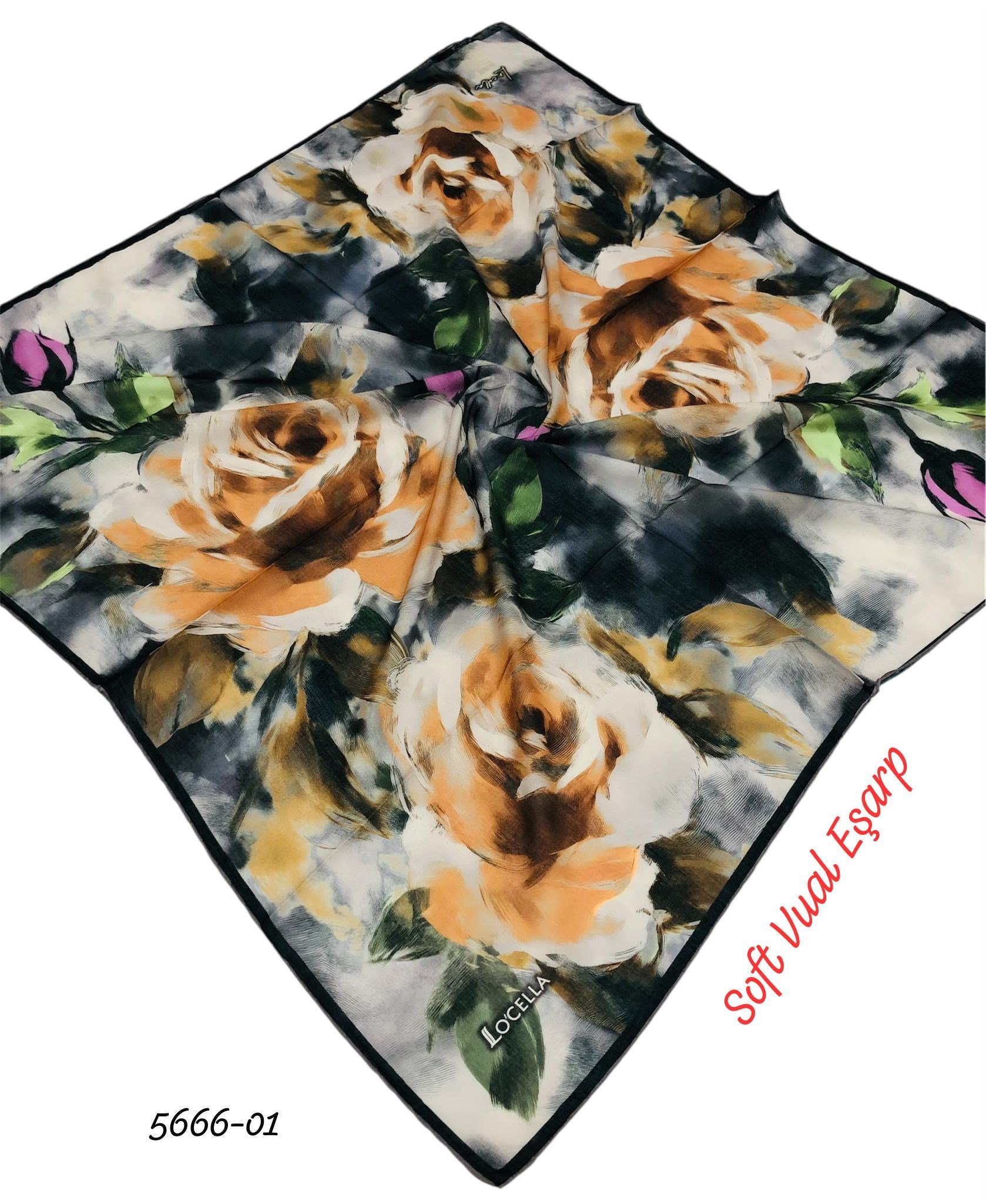 5666 Locella Soft Vual Eşarp