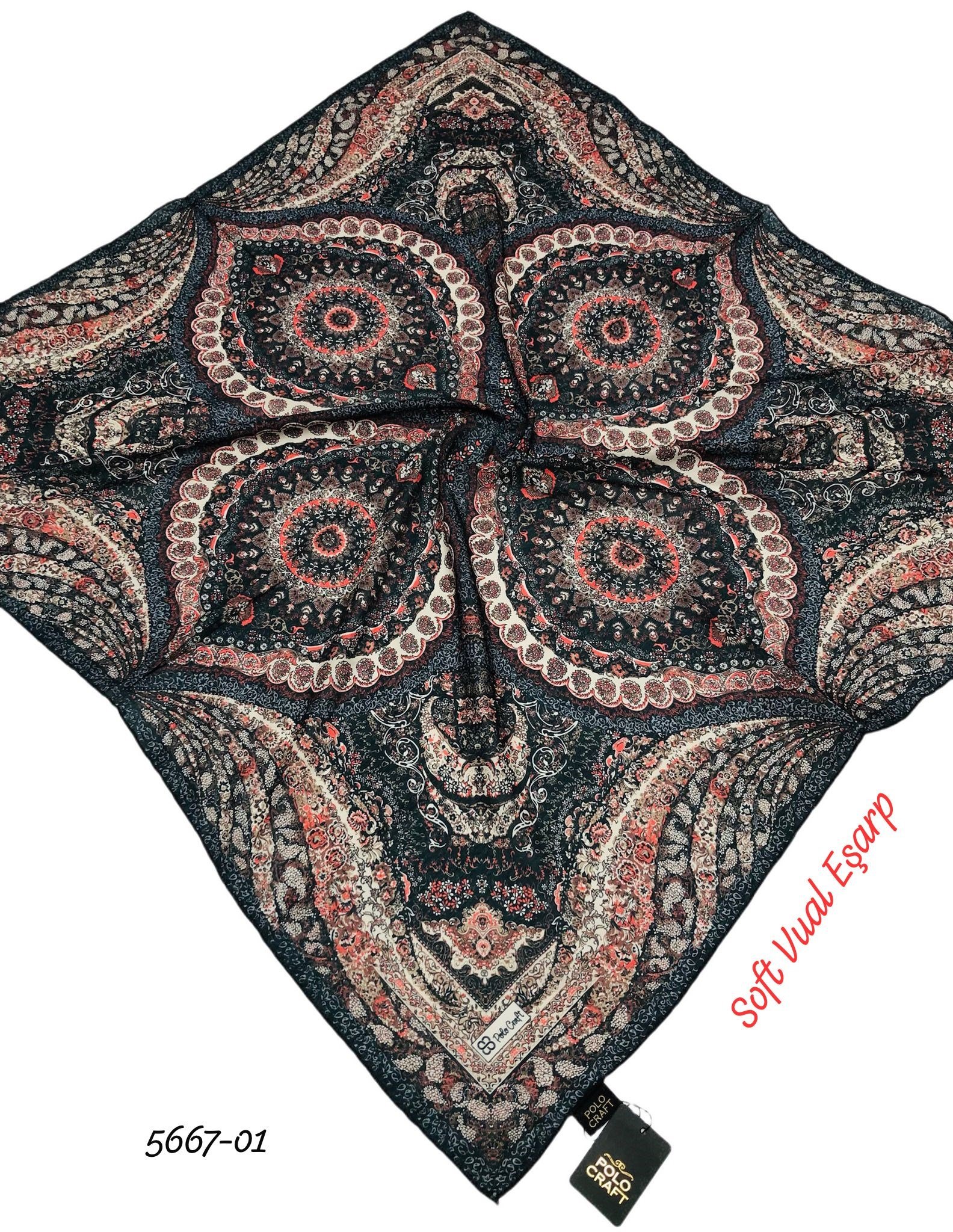 5667 Polocraft Soft Vual Eşarp