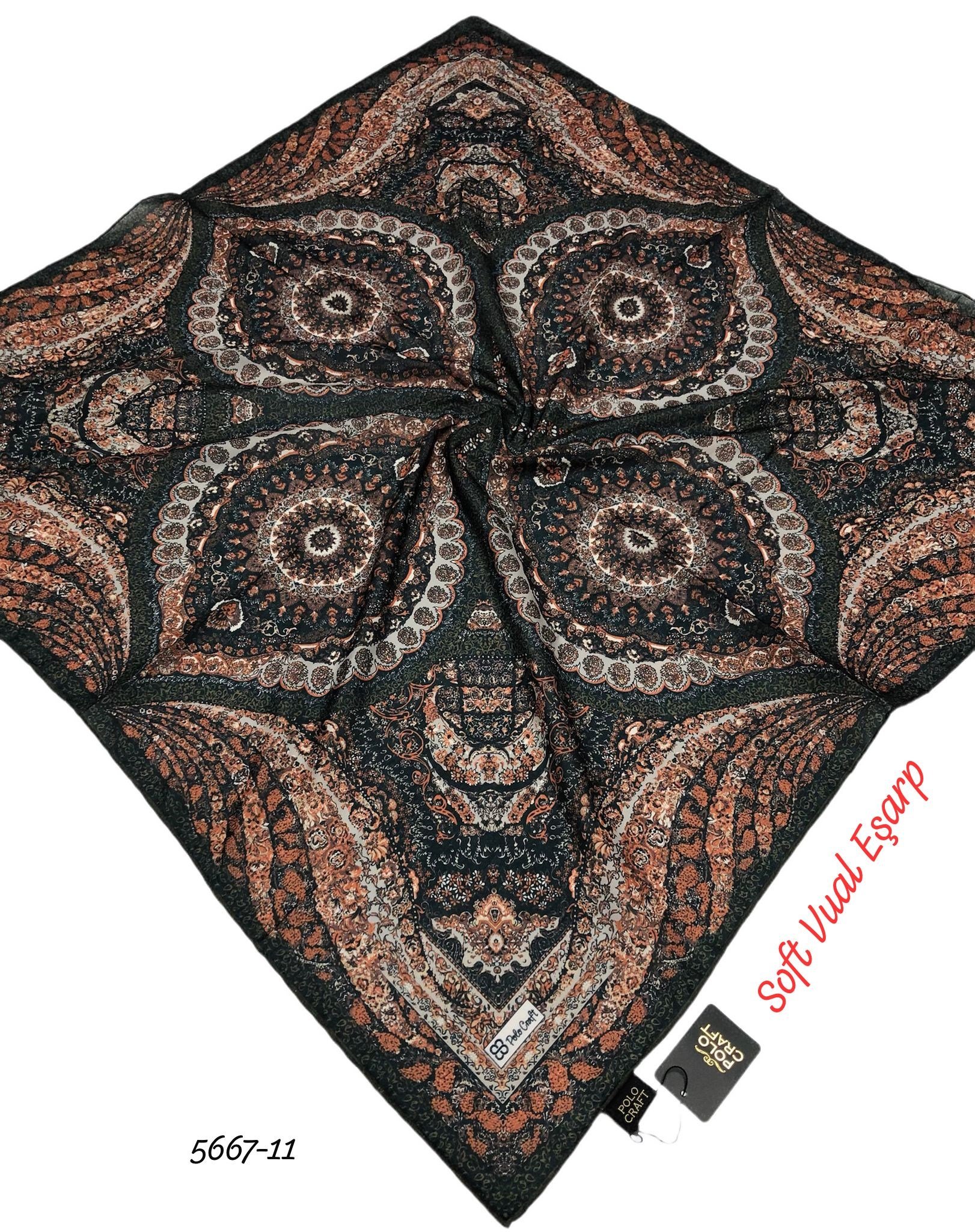 5667 Polocraft Soft Vual Eşarp