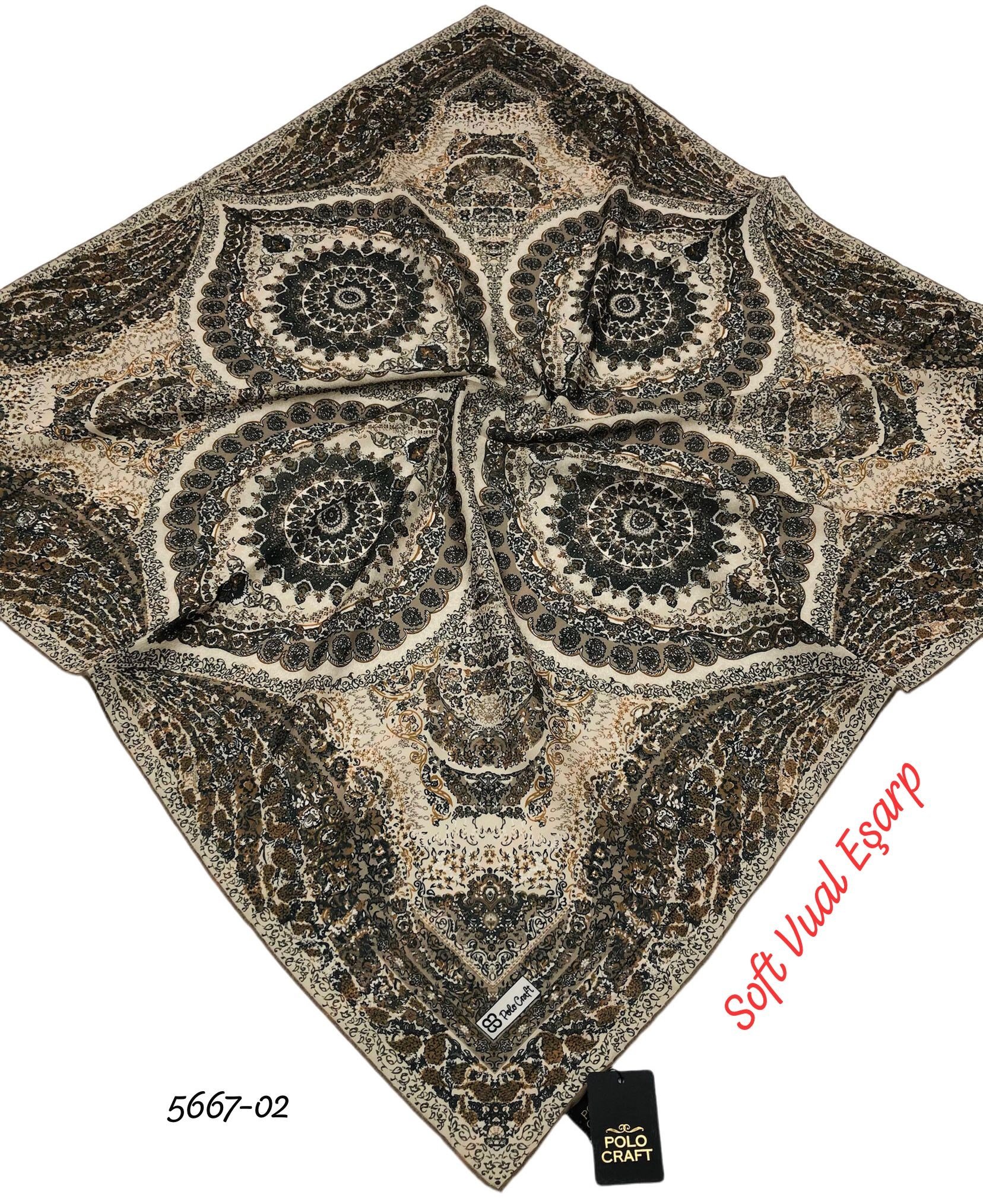 5667 Polocraft Soft Vual Eşarp
