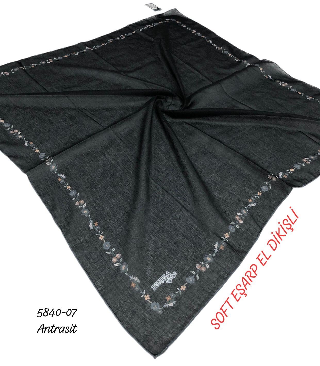 Soft Eşarp El Dikişli