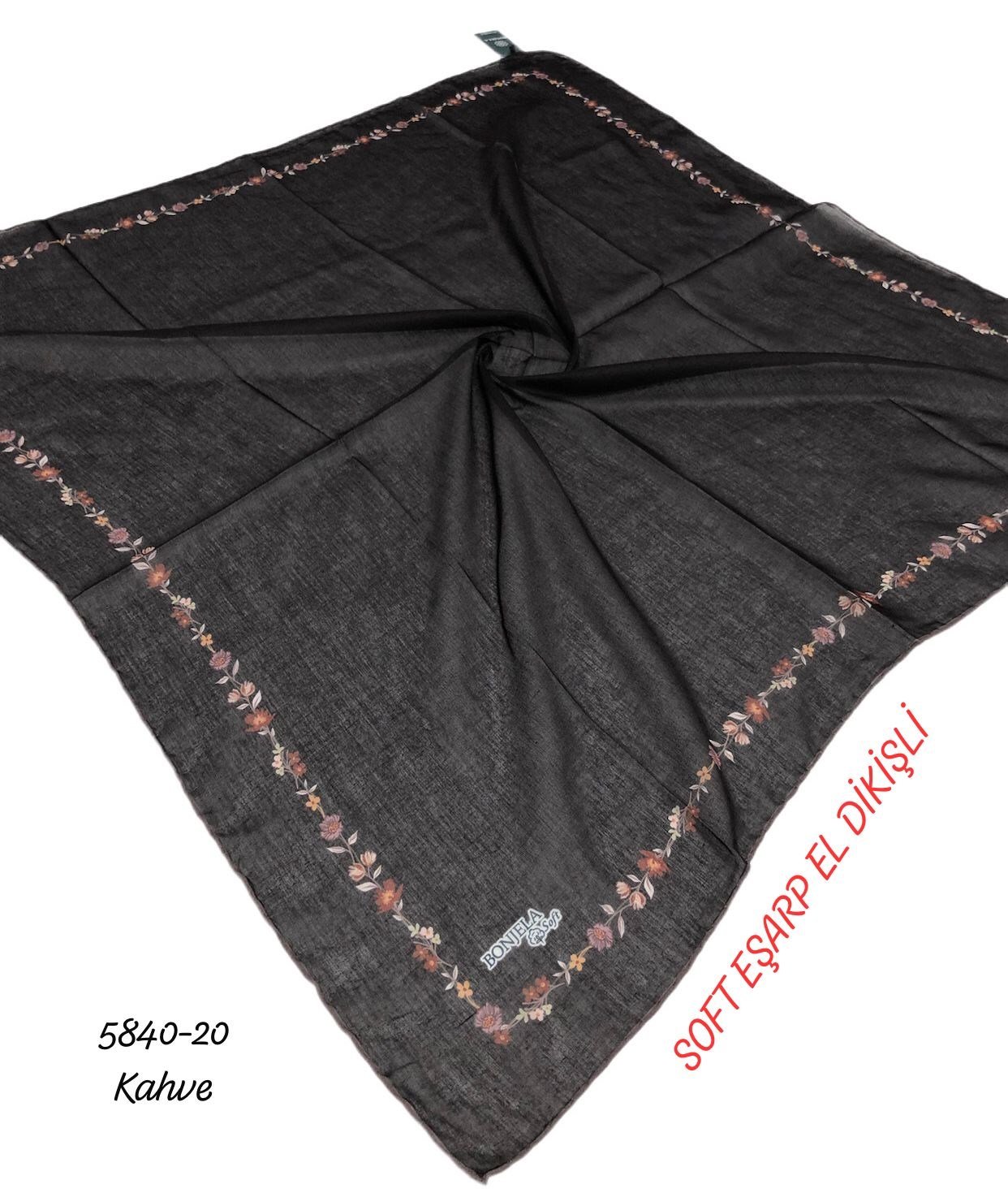 Soft Eşarp El Dikişli
