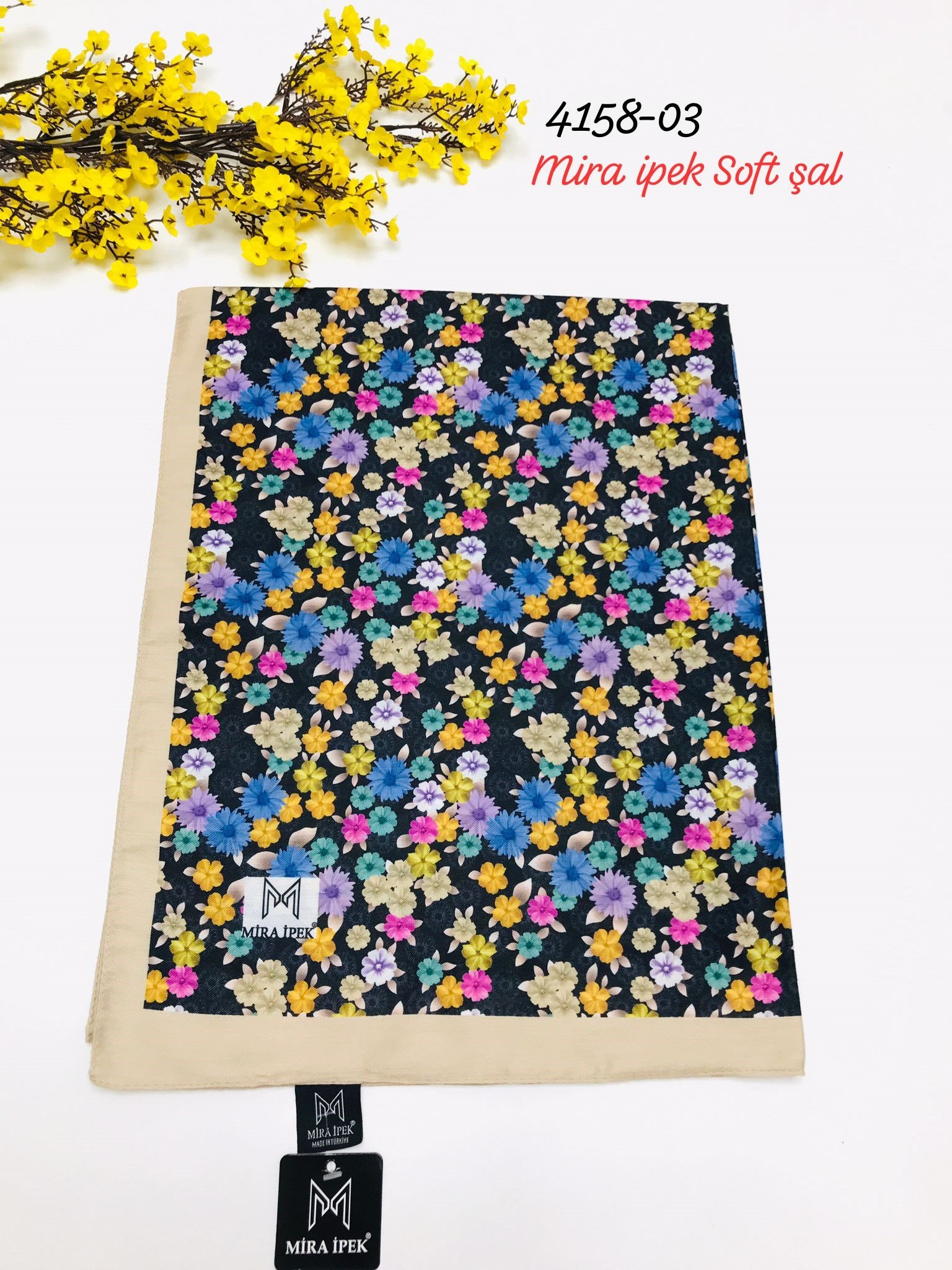 4158 Dijital Soft Şal