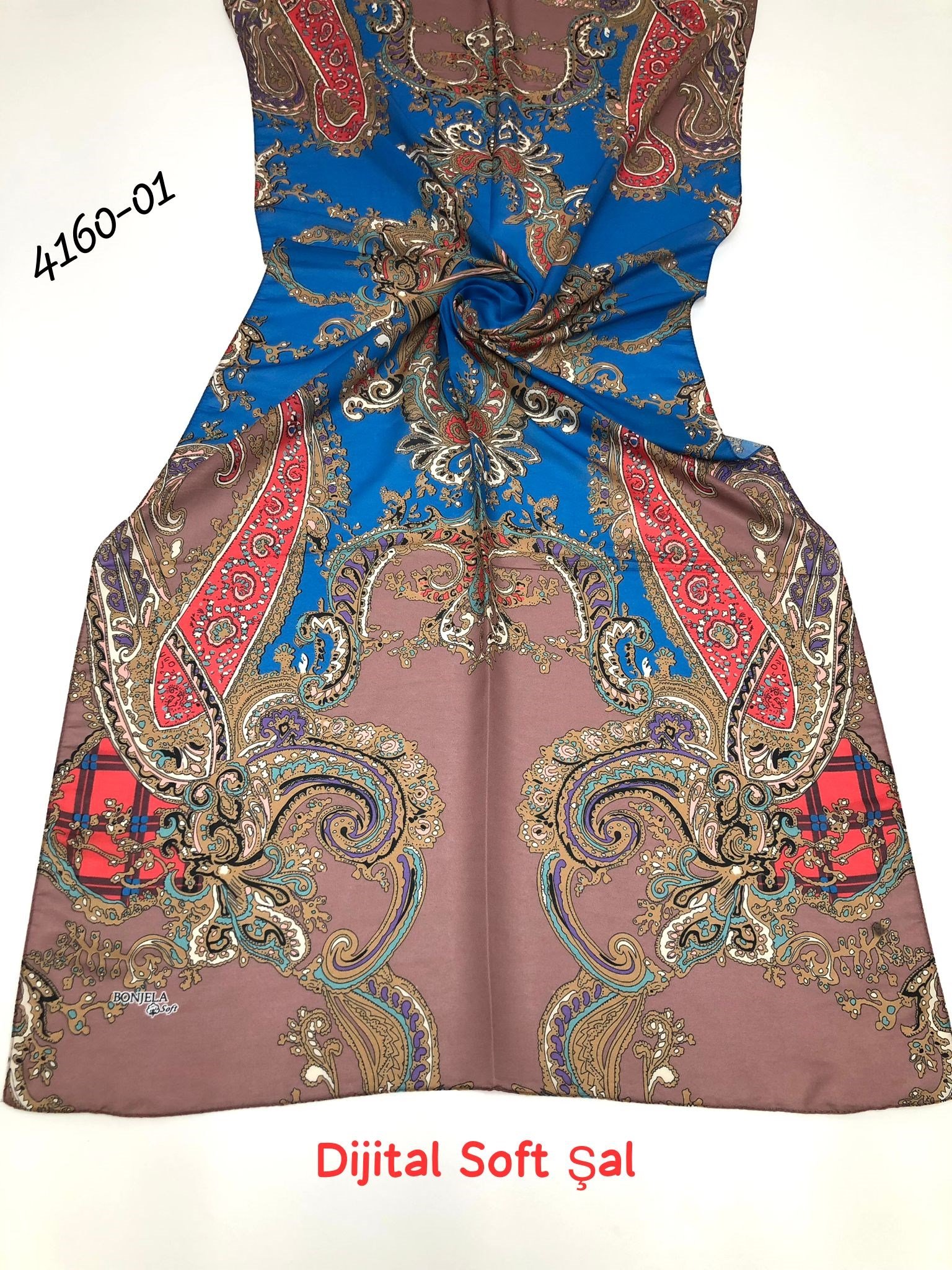 4160 Dijital Soft Şal