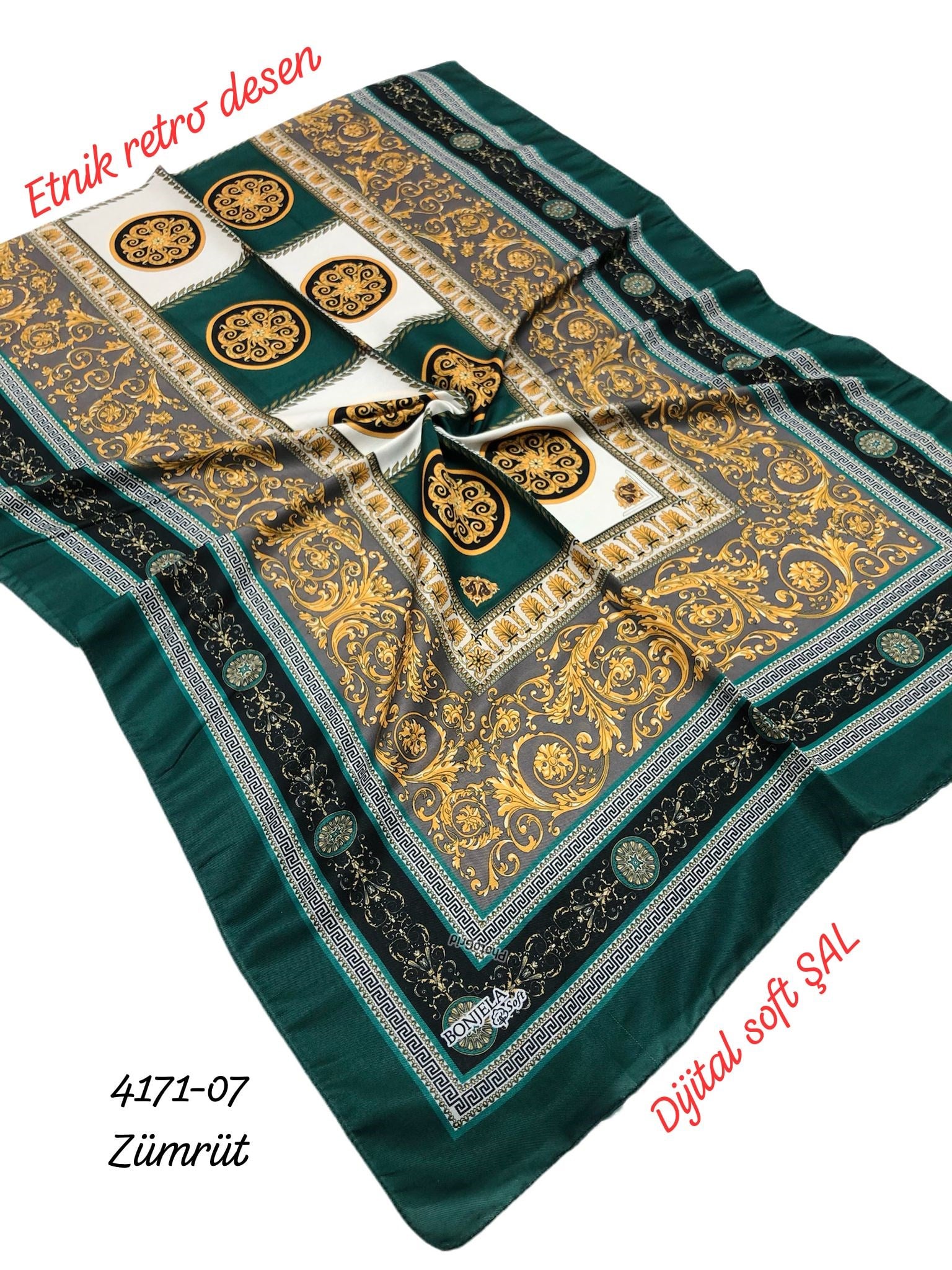 4171 Dijital Soft Şal