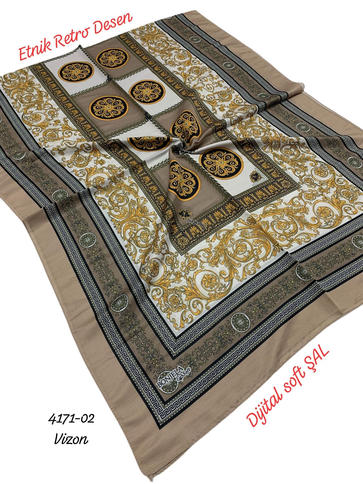 4171 Dijital Soft Şal