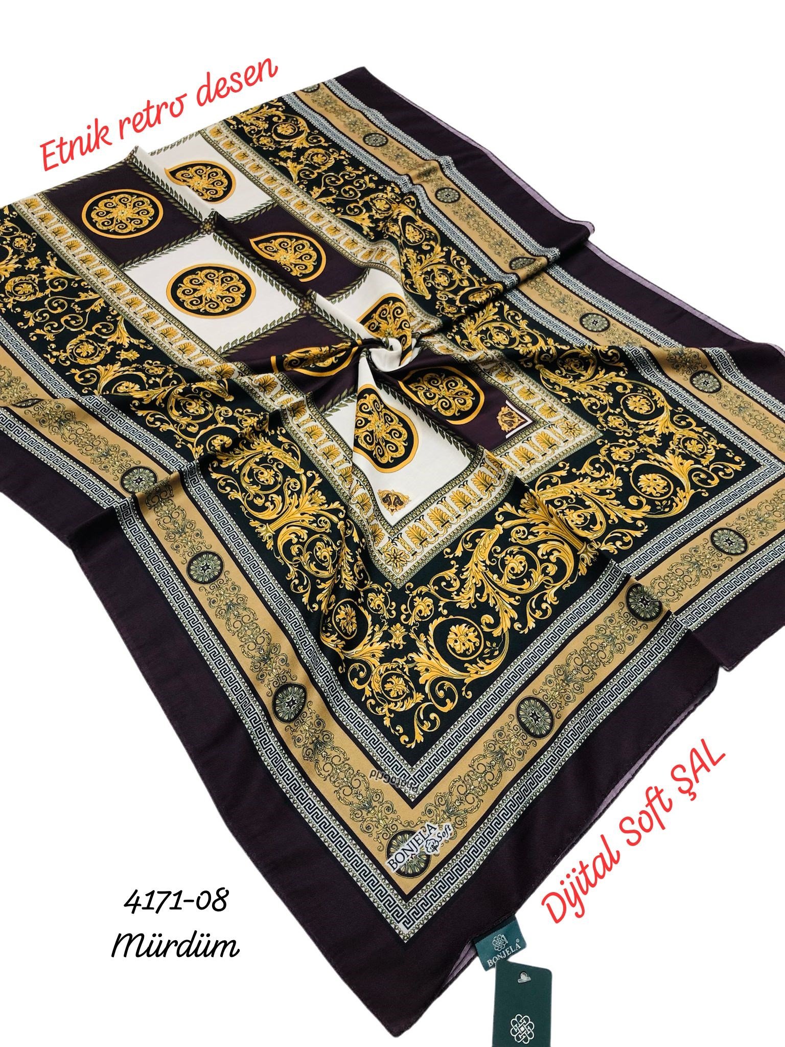 4171 Dijital Soft Şal