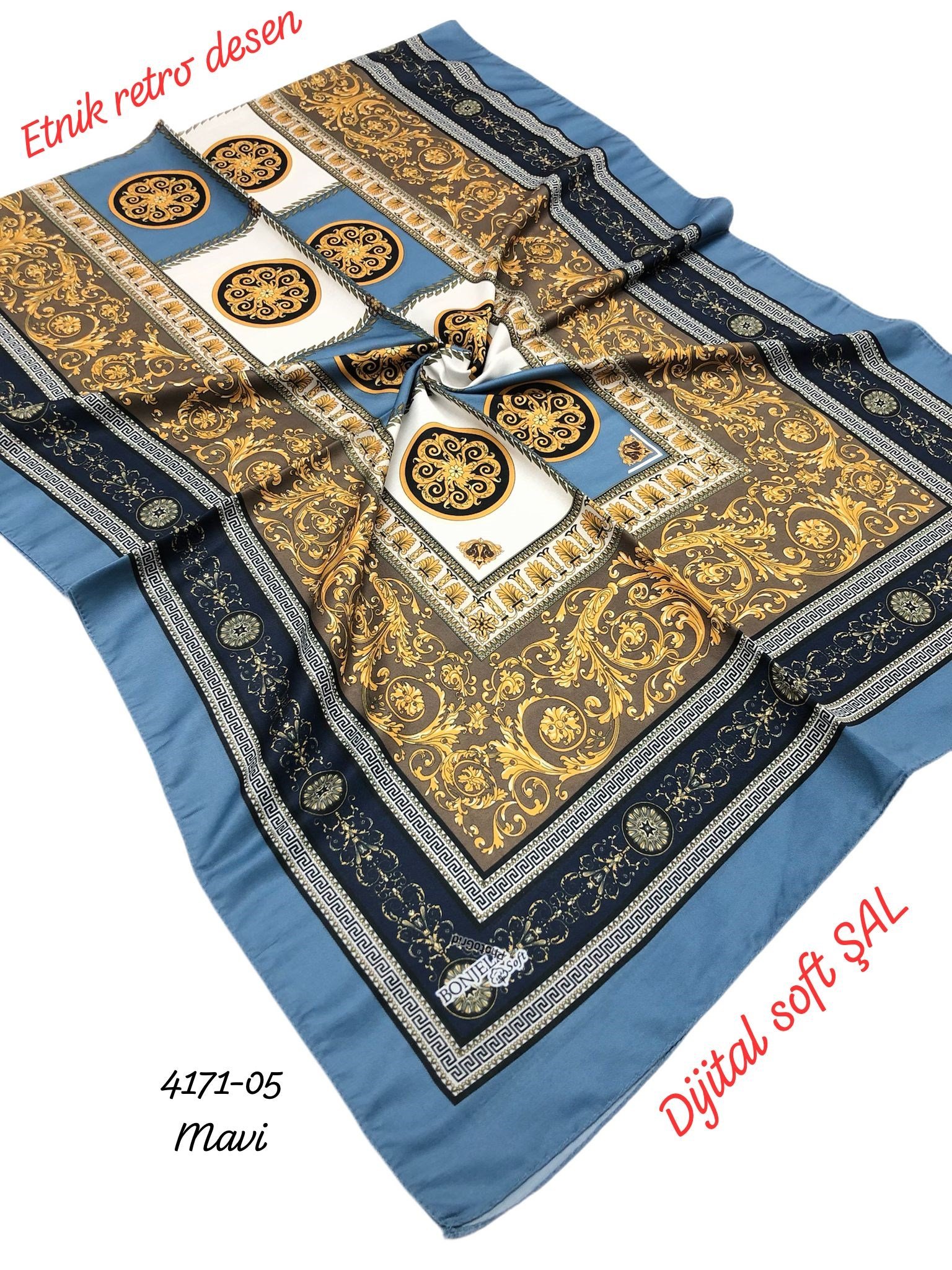 4171 Dijital Soft Şal