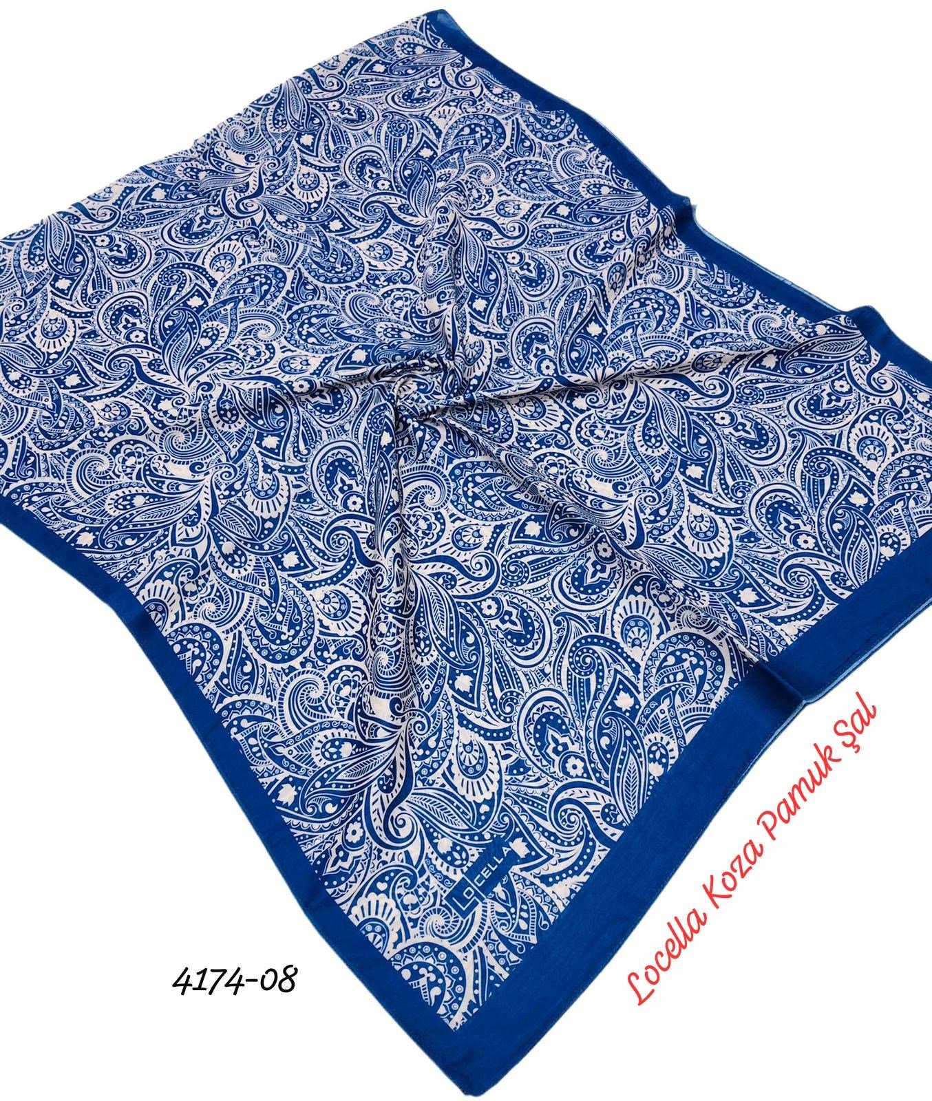 4174 Locella Koza Pamuk Soft Şal