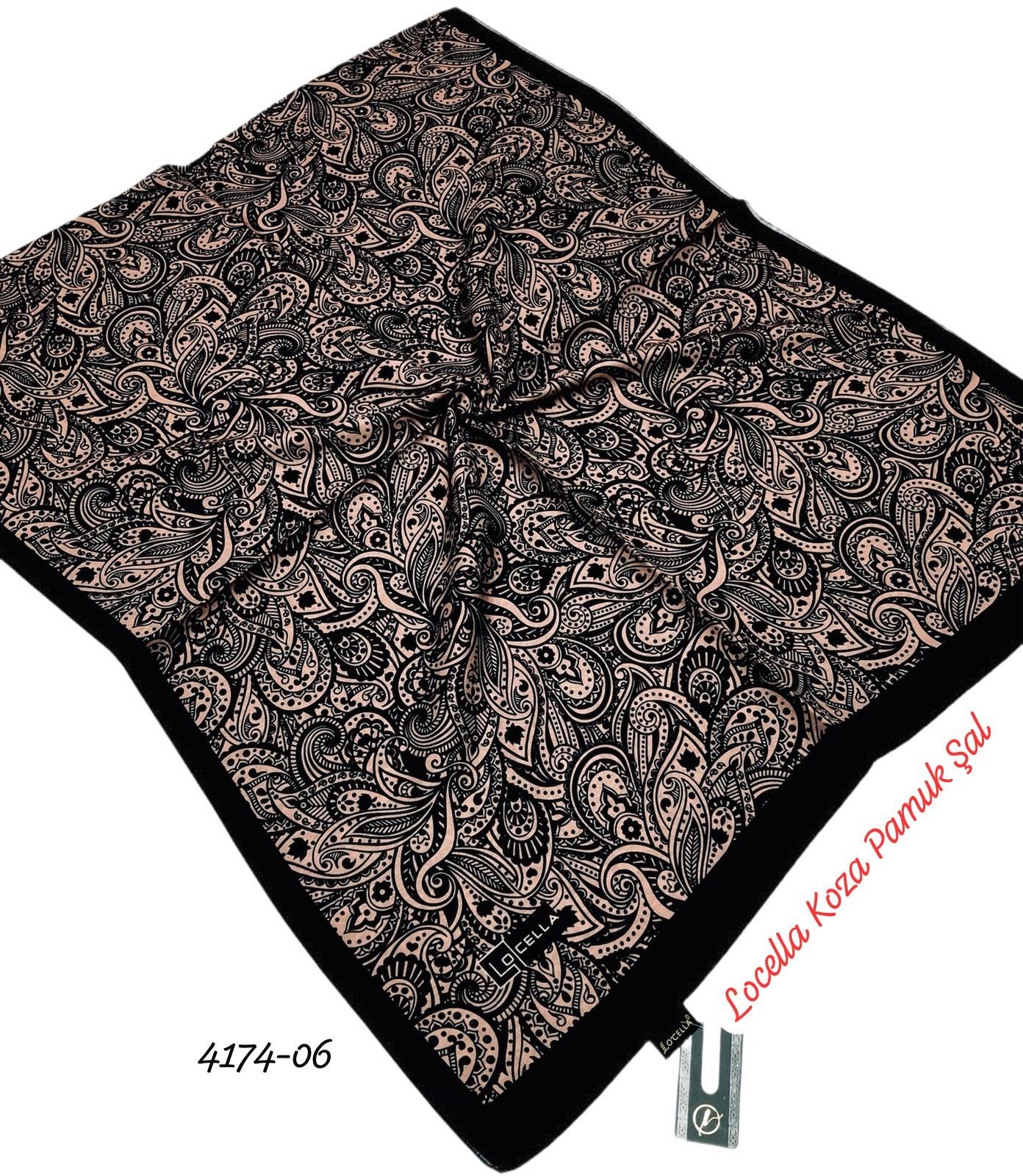 4174 Locella Koza Pamuk Soft Şal
