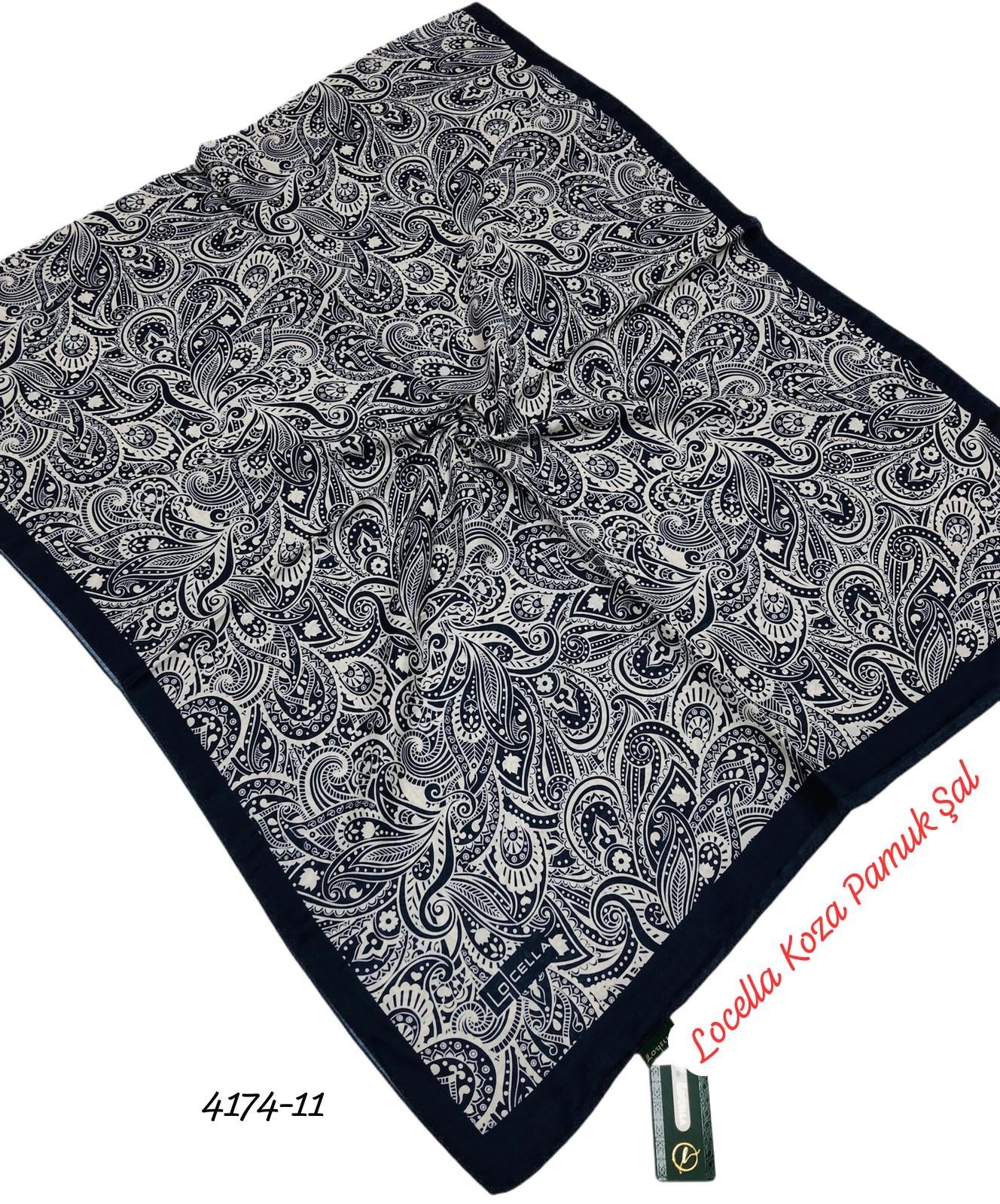 4174 Locella Koza Pamuk Soft Şal